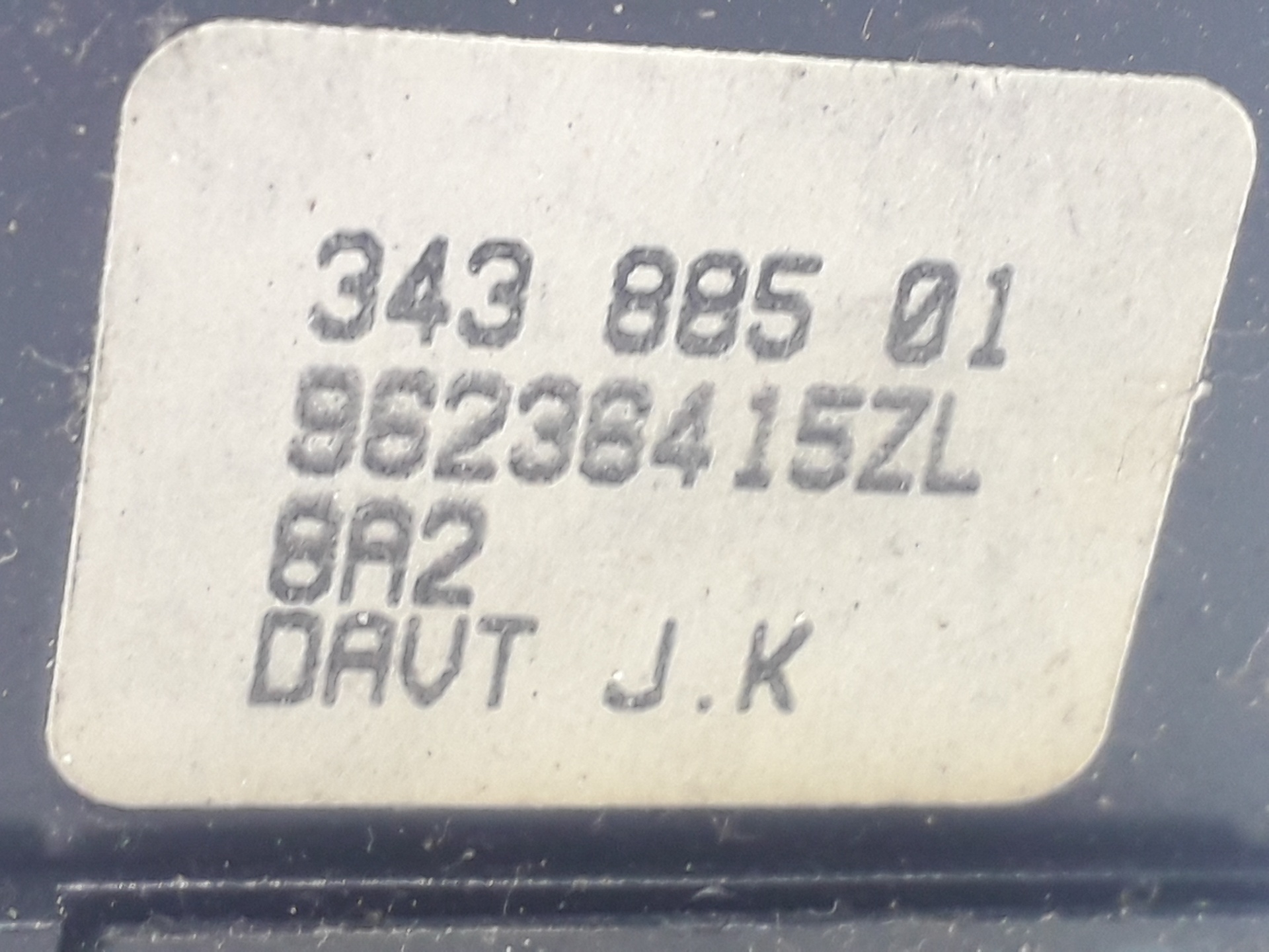 CITROËN Berlingo 2 generation (2008-2023) Headlight Switch Control Unit 96236415ZL 18802494