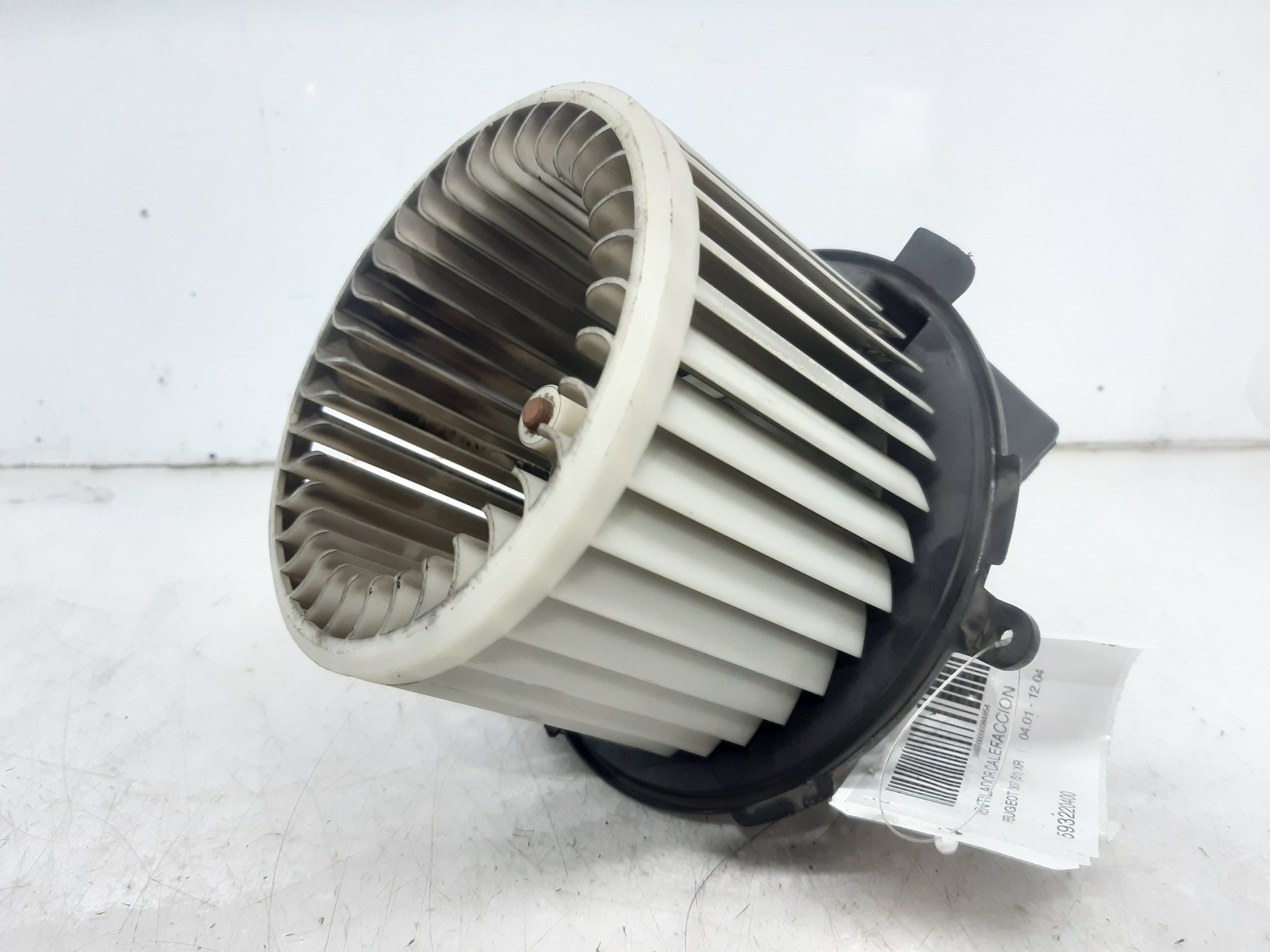 PEUGEOT 307 1 generation (2001-2008) Heater Blower Fan 593220400 18660388