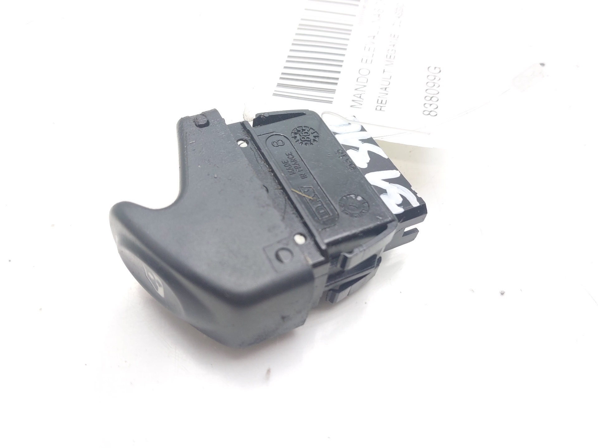 RENAULT Megane 2 generation (2002-2012) Front Left Door Window Switch 838099G 20151312