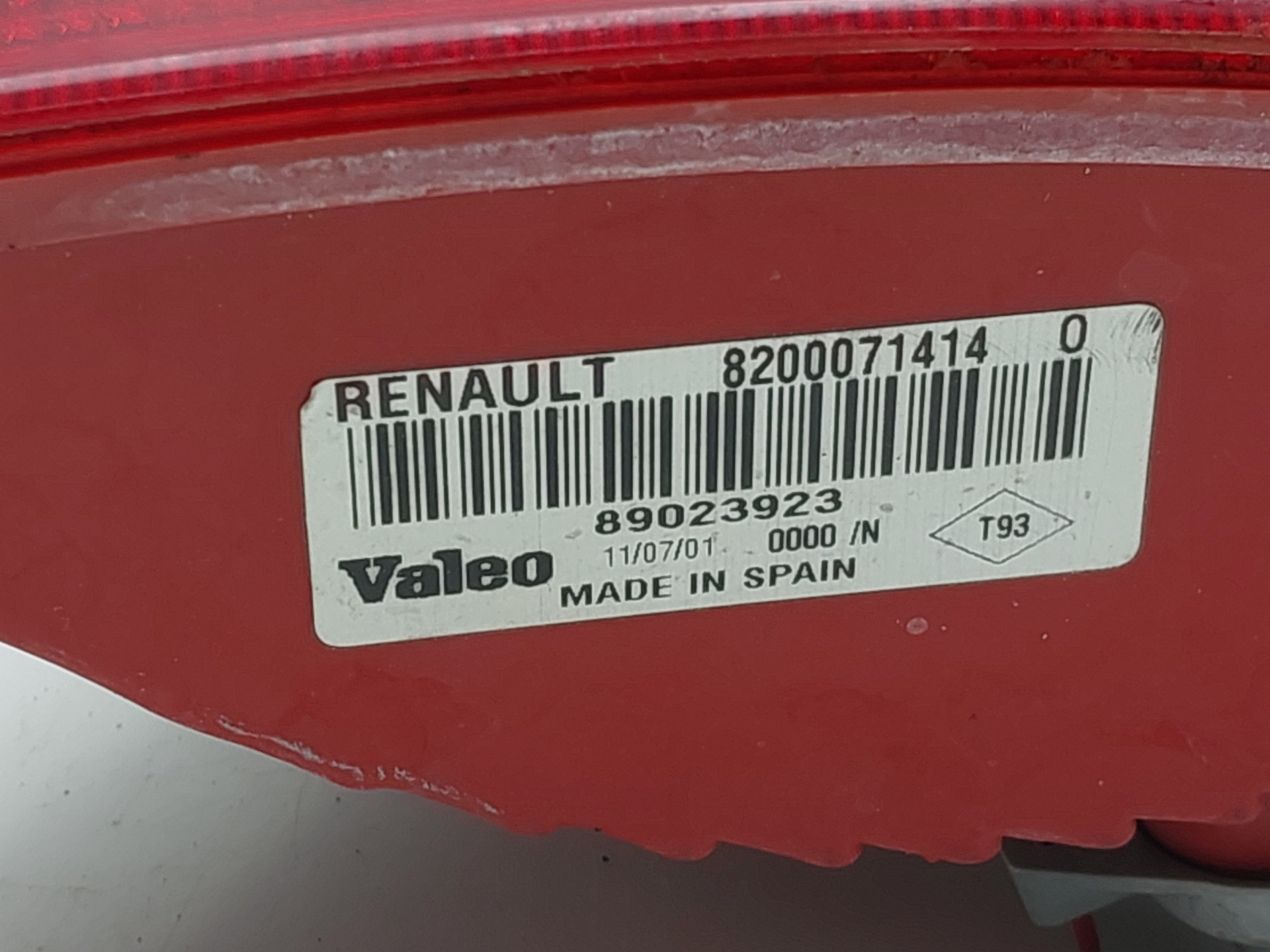 RENAULT Clio 3 generation (2005-2012) Фонарь задний правый 8200071414 24761471