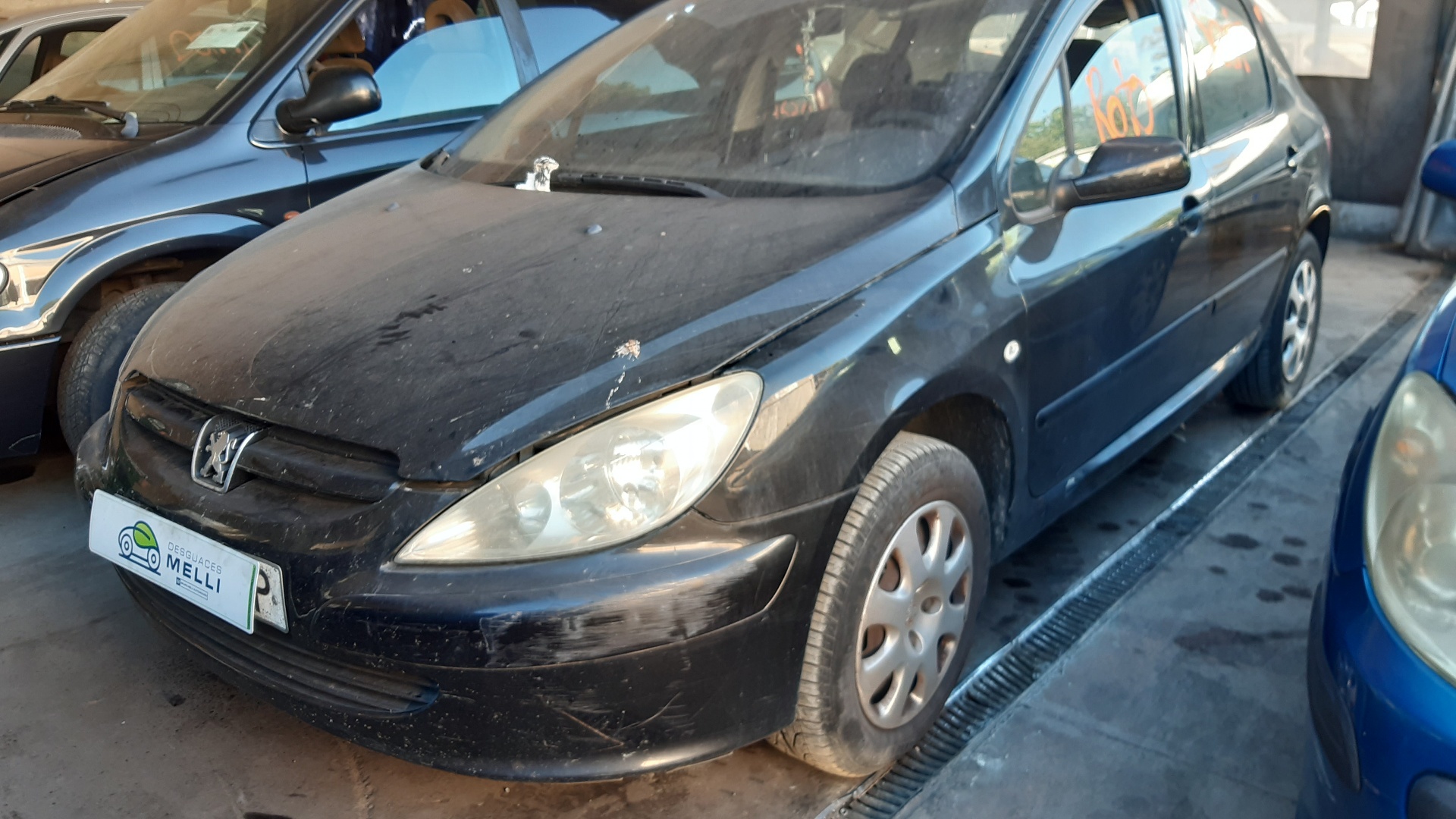 PEUGEOT 307 1 generation (2001-2008) Вентилятор диффузора 9650116580 18709797