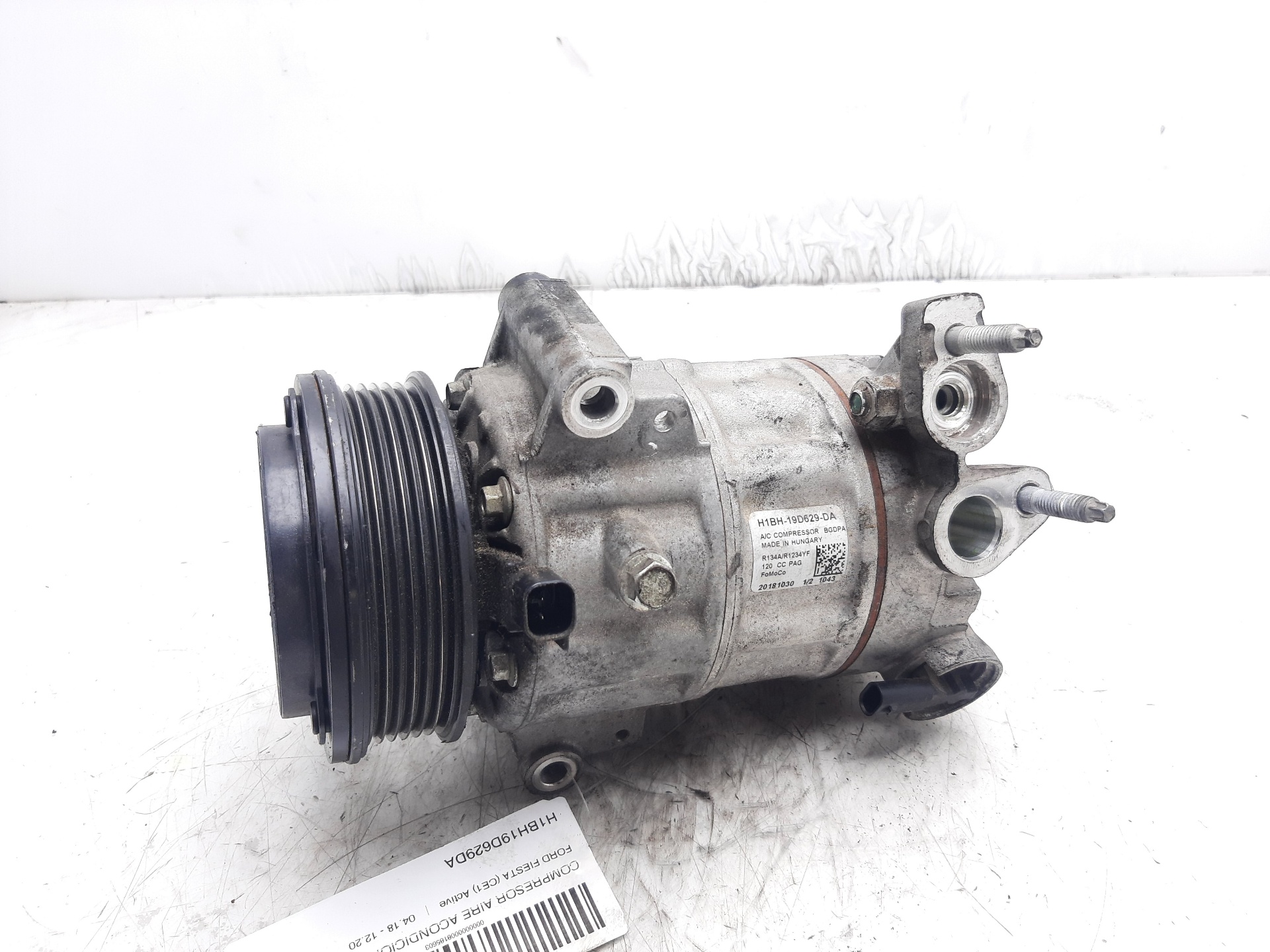FORD Fiesta 6 generation (2008-2020) Помпа кондиціонера H1BH19D629DA,89.125KM,5PUERTAS 20152558