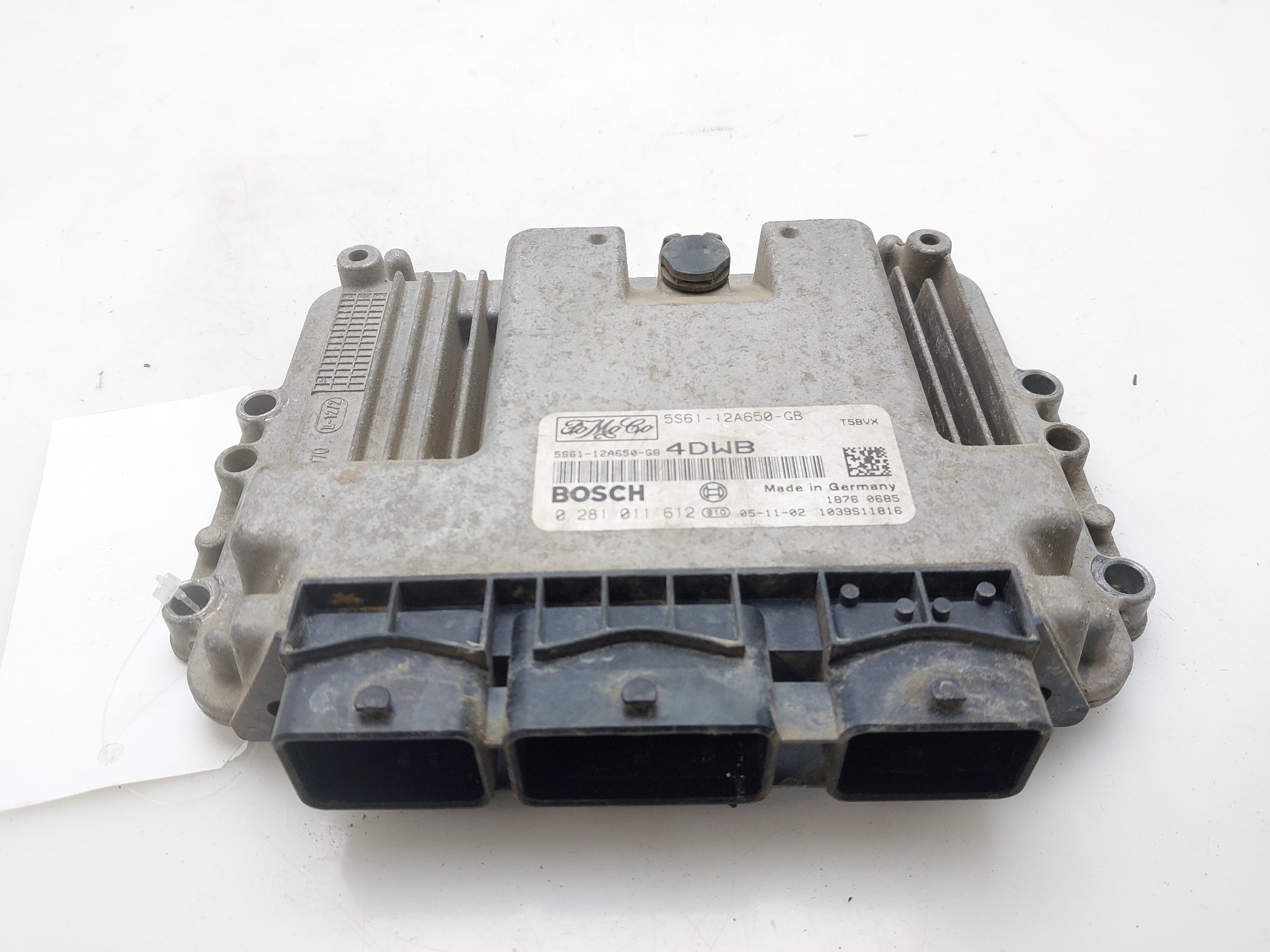 RENAULT Fiesta 5 generation (2001-2010) Moottorin ohjausyksikkö ECU 5S6112A650GB 24833575