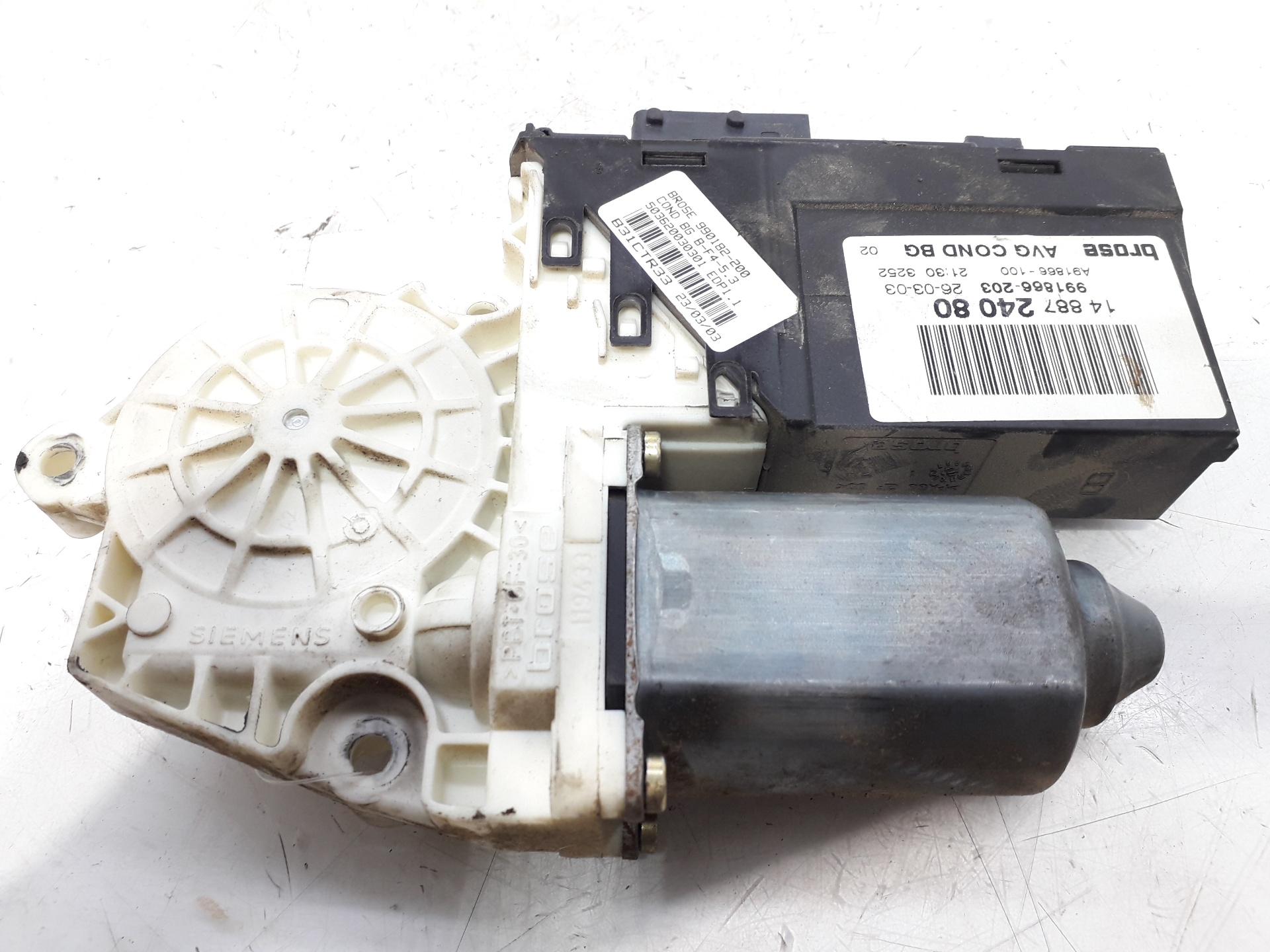 FIAT Ulysse 2 generation (2002-2010) Front Left Door Window Regulator Motor 1488724080 18746112