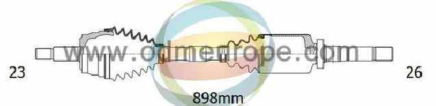 RENAULT Clio 3 generation (2005-2012) Полуось передняя правая 8200499586 18458286
