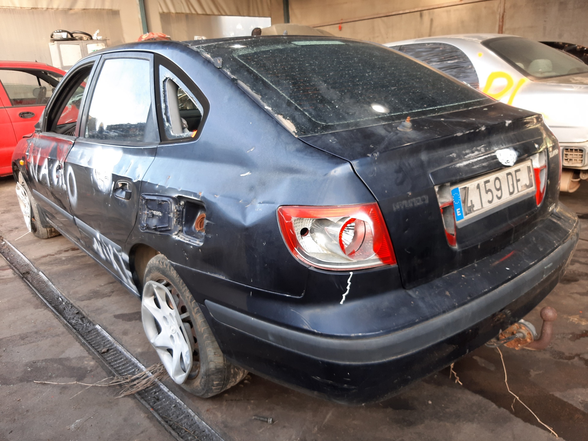 HYUNDAI Santa Fe SM (2000-2013) Замок задней правой двери 814202D020 22482136