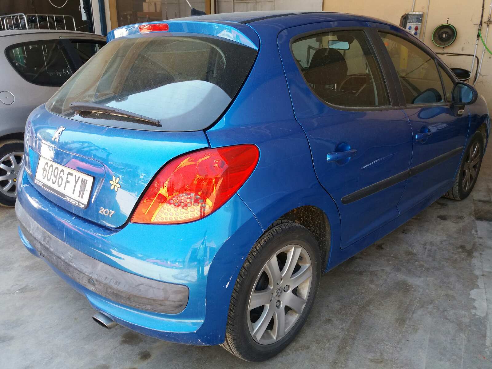 PEUGEOT 207 1 generation (2006-2009) Бампер задний 7013KS 20180016