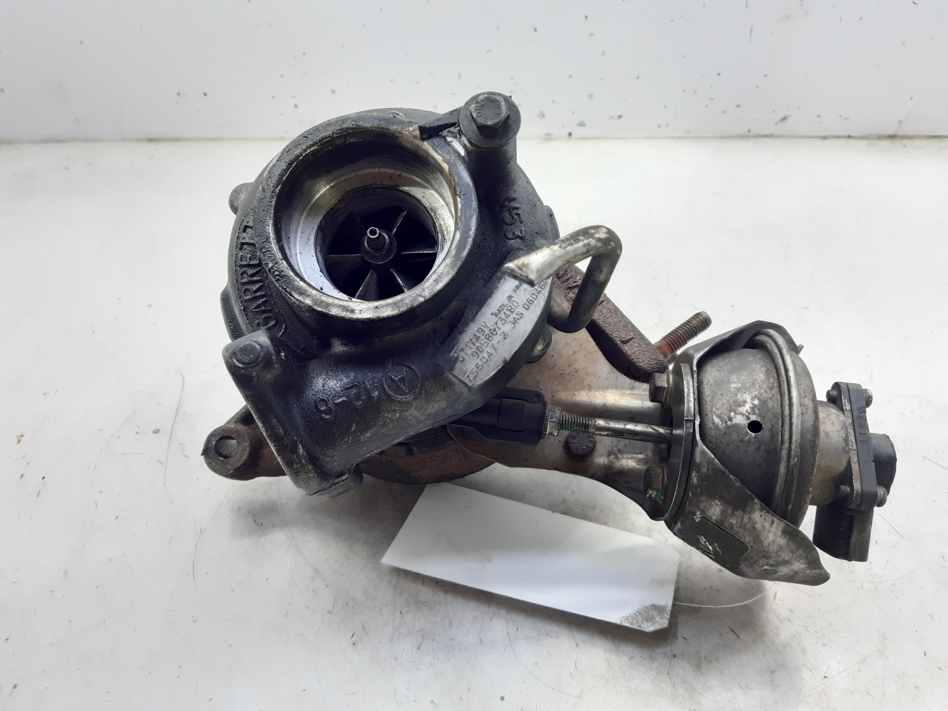 PEUGEOT 307 1 generation (2001-2008) Turbocharger 9658673480 18760495