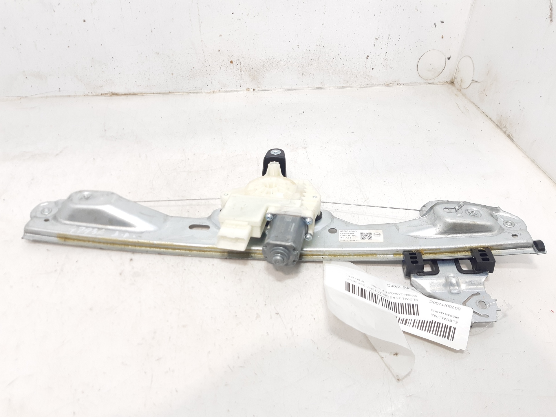 NISSAN Qashqai 2 generation (2013-2023) Front Right Door Window Regulator 80700HV00C 22304256