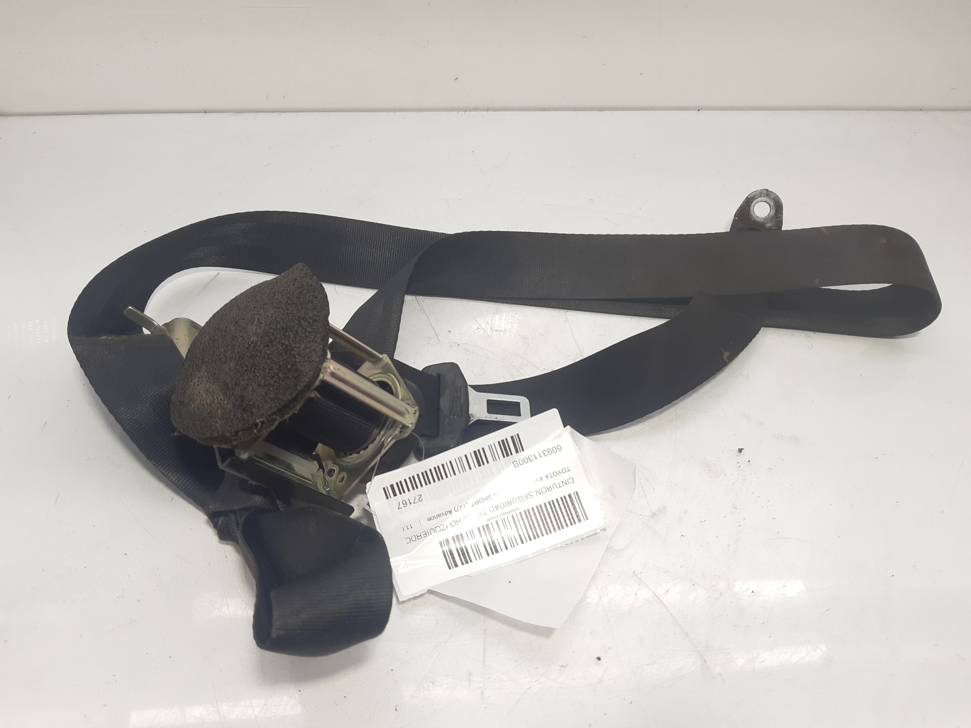 TOYOTA Avensis T27 Rear Left Seatbelt 609311300B 22422260