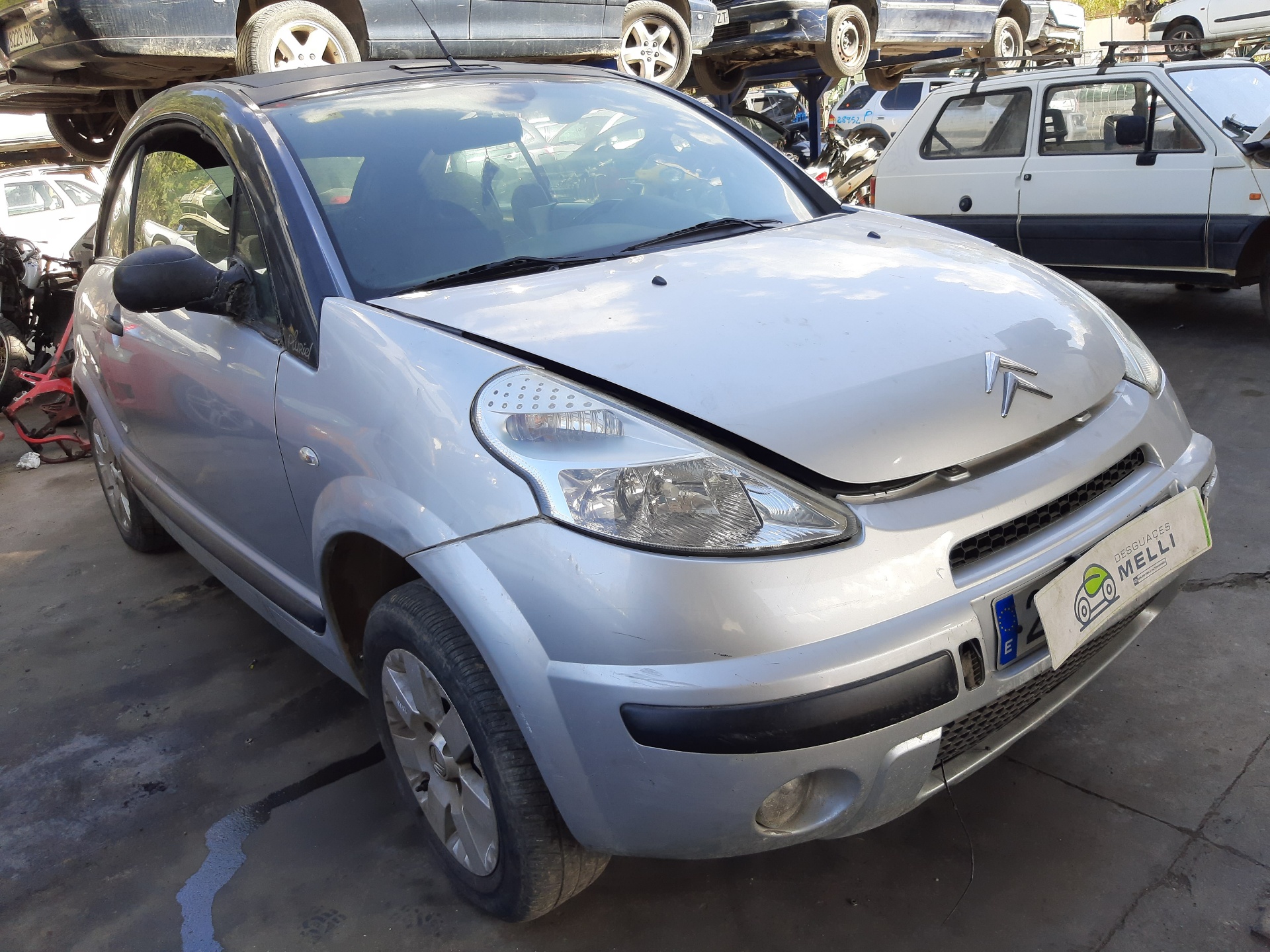 CITROËN C3 1 generation (2002-2010) Priekšējā labā riteņa rumbas vārpsta/stupica 1607557580 22463210