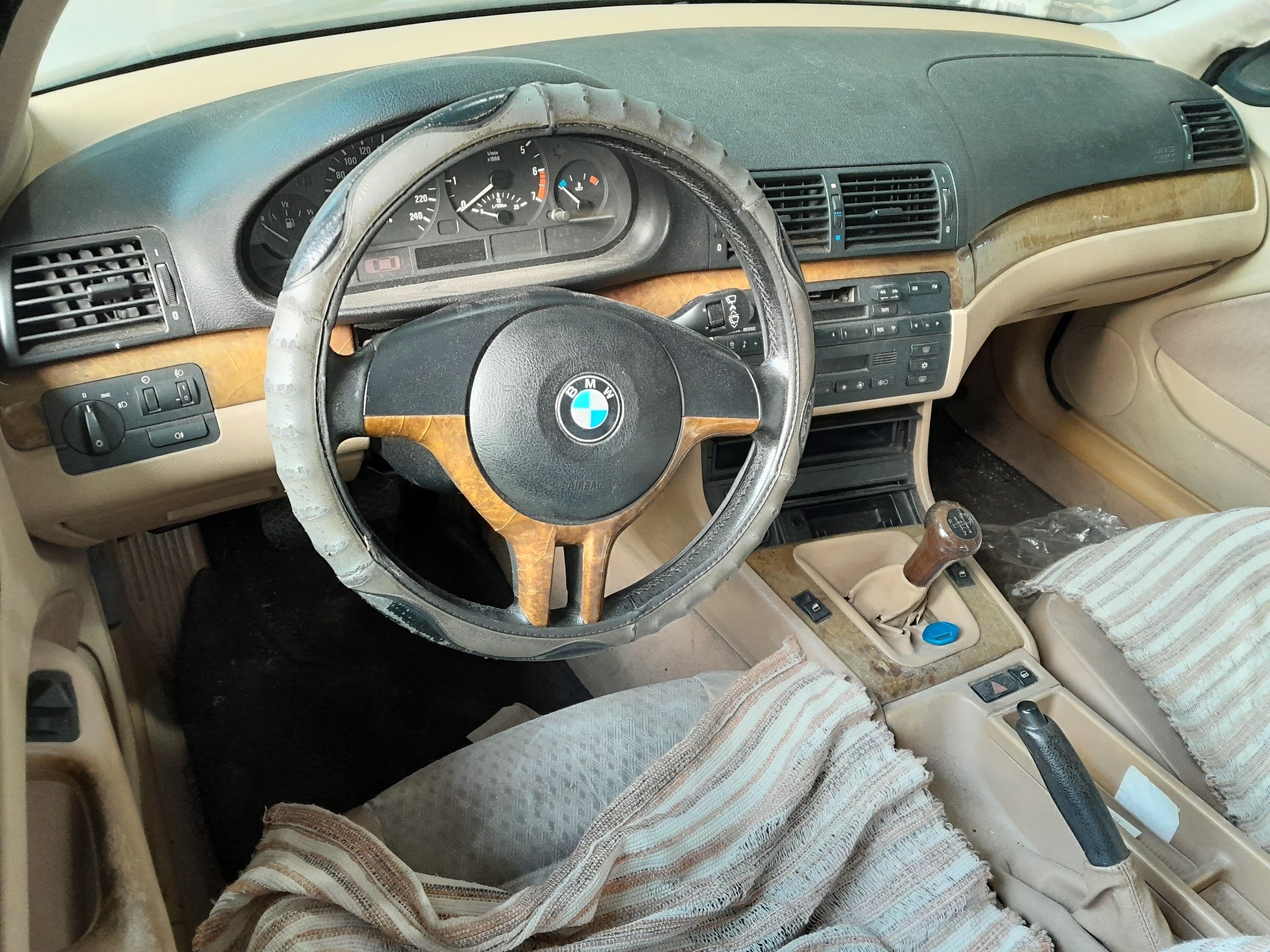 BMW 3 Series E46 (1997-2006) Priekinių kairių durų veidrodis 51168245125 24074326