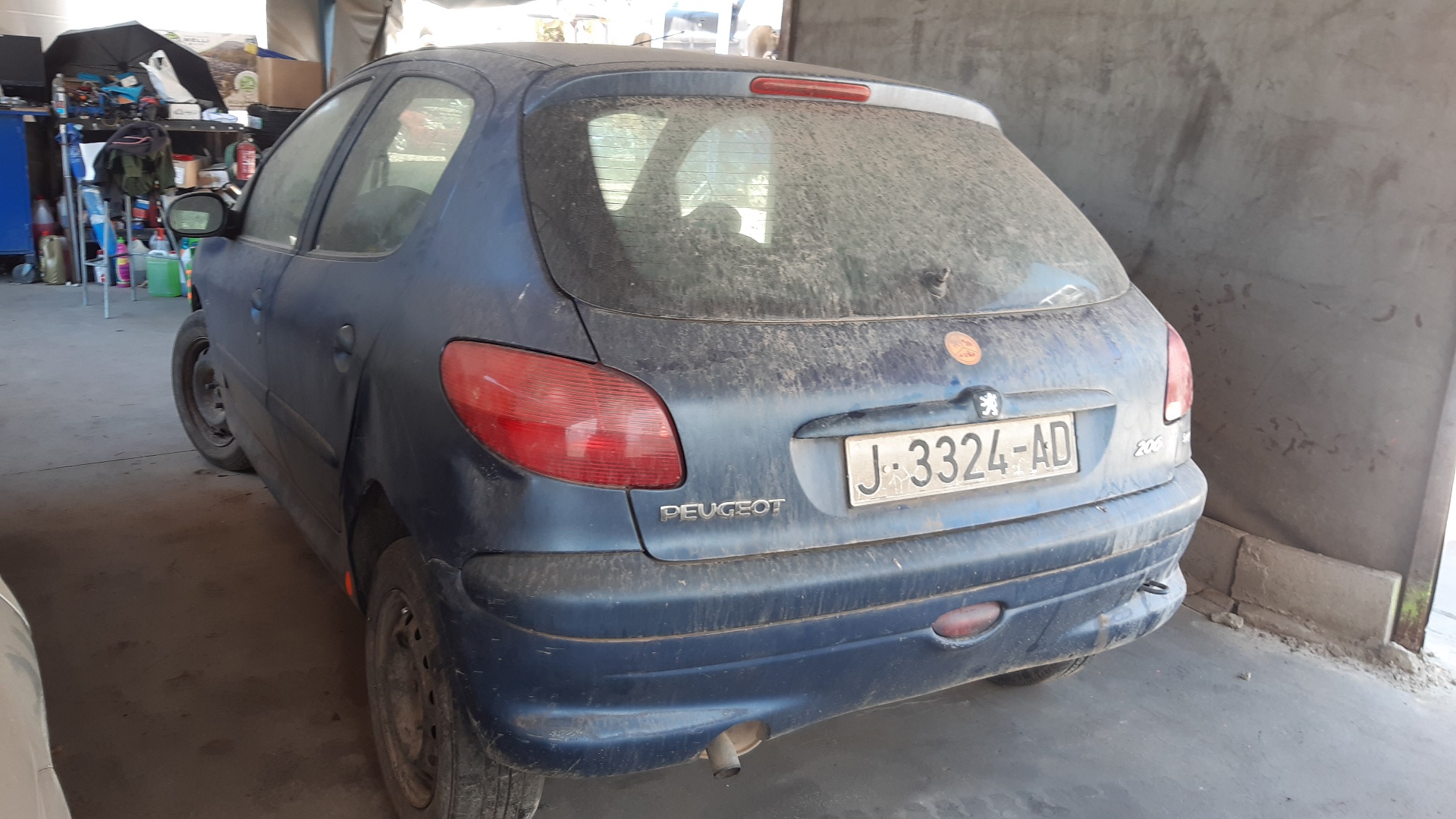 FORD 206 1 generation (1998-2009) Бампер задний 7013L0 18800543