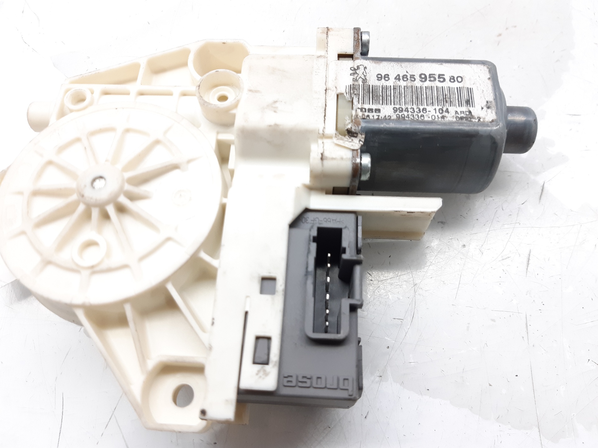 PEUGEOT 407 1 generation (2004-2010) Motor de control geam ușă  dreapta spate 9646595580 20791039