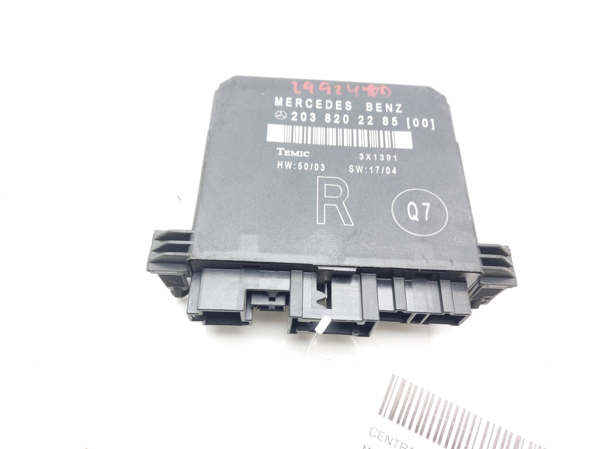 MERCEDES-BENZ C-Class W203/S203/CL203 (2000-2008) Other Control Units 2038202285 24074439