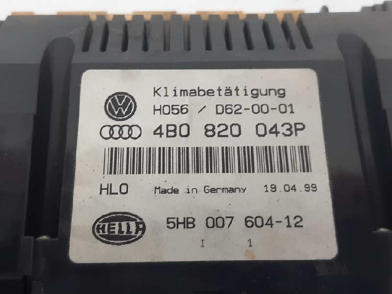 AUDI A3 8L (1996-2003) Pегулятор климы 4B0820043P 18519563