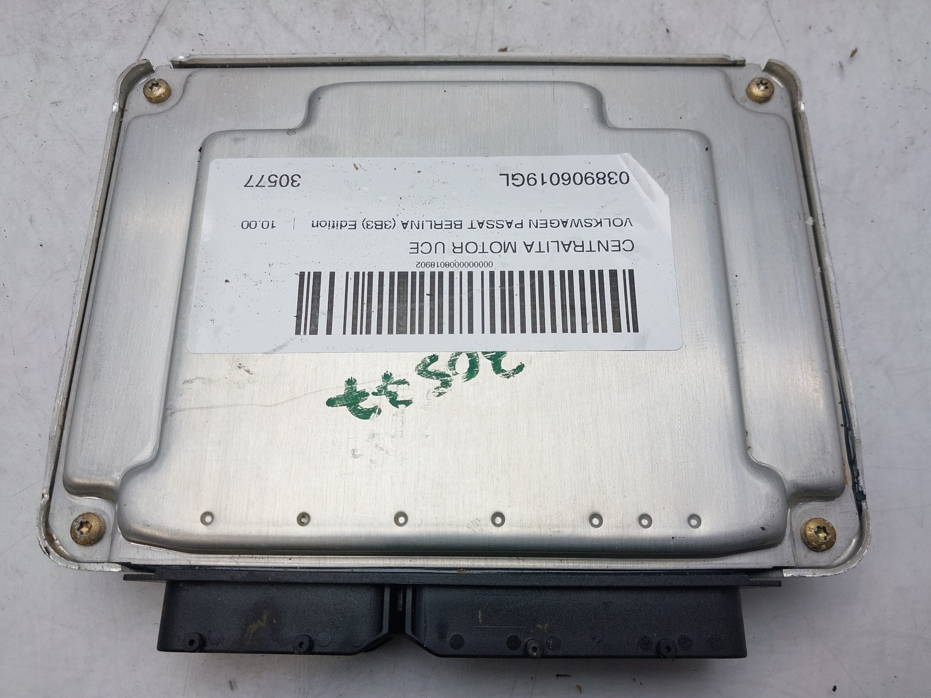 VOLKSWAGEN Passat B5 (1996-2005) Engine Control Unit ECU 038906019GL 24119790