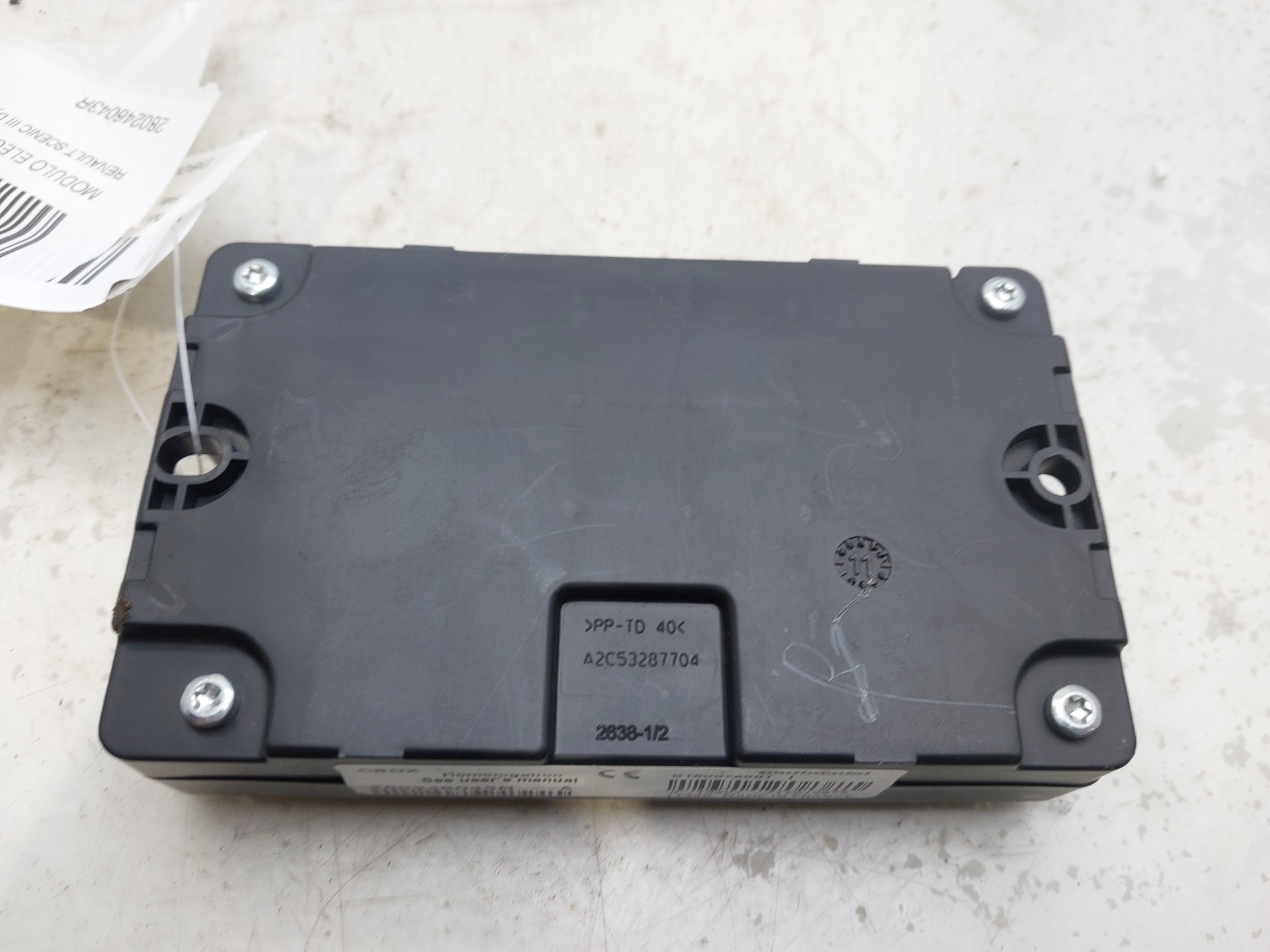 RENAULT Scenic 3 generation (2009-2015) Other Control Units 280246043R 24463070