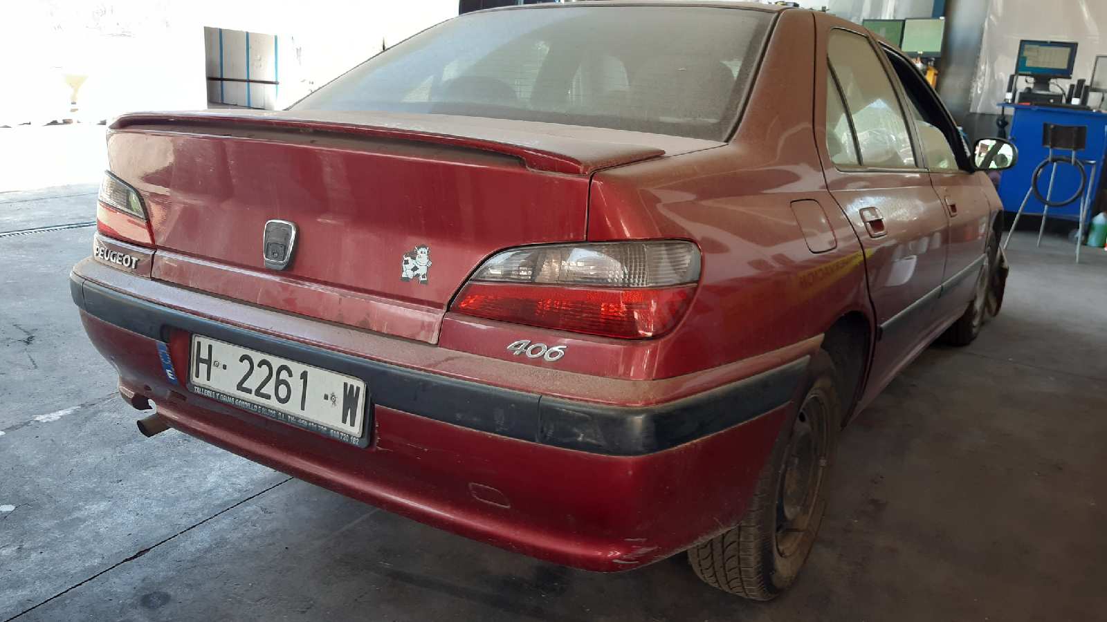 PEUGEOT 406 1 generation (1995-2004) Forreste venstre støddæmper 5202Z4 22131217