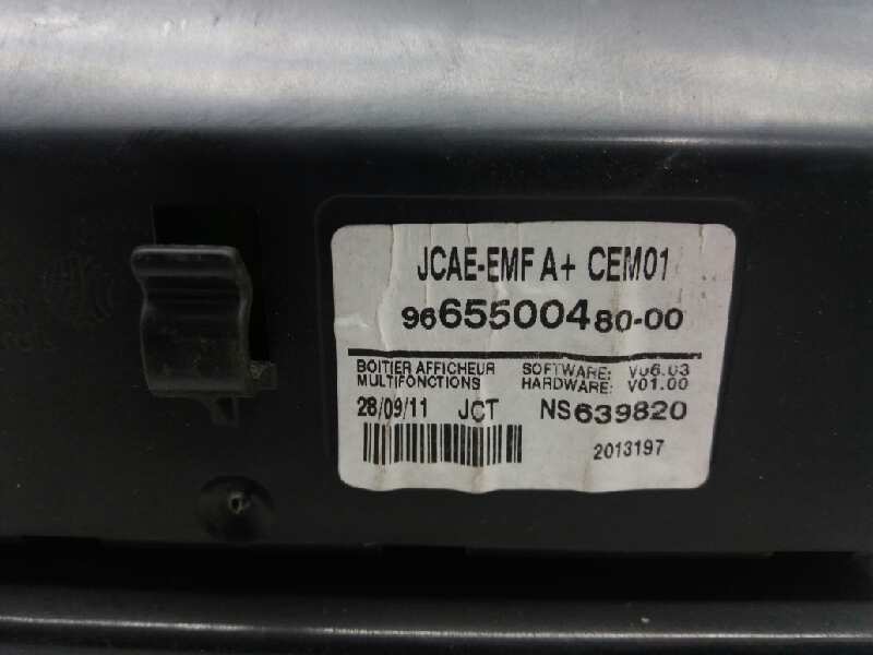 CITROËN C4 2 generation (2010-2024) Kitos salono dalys 9665500480 20178953