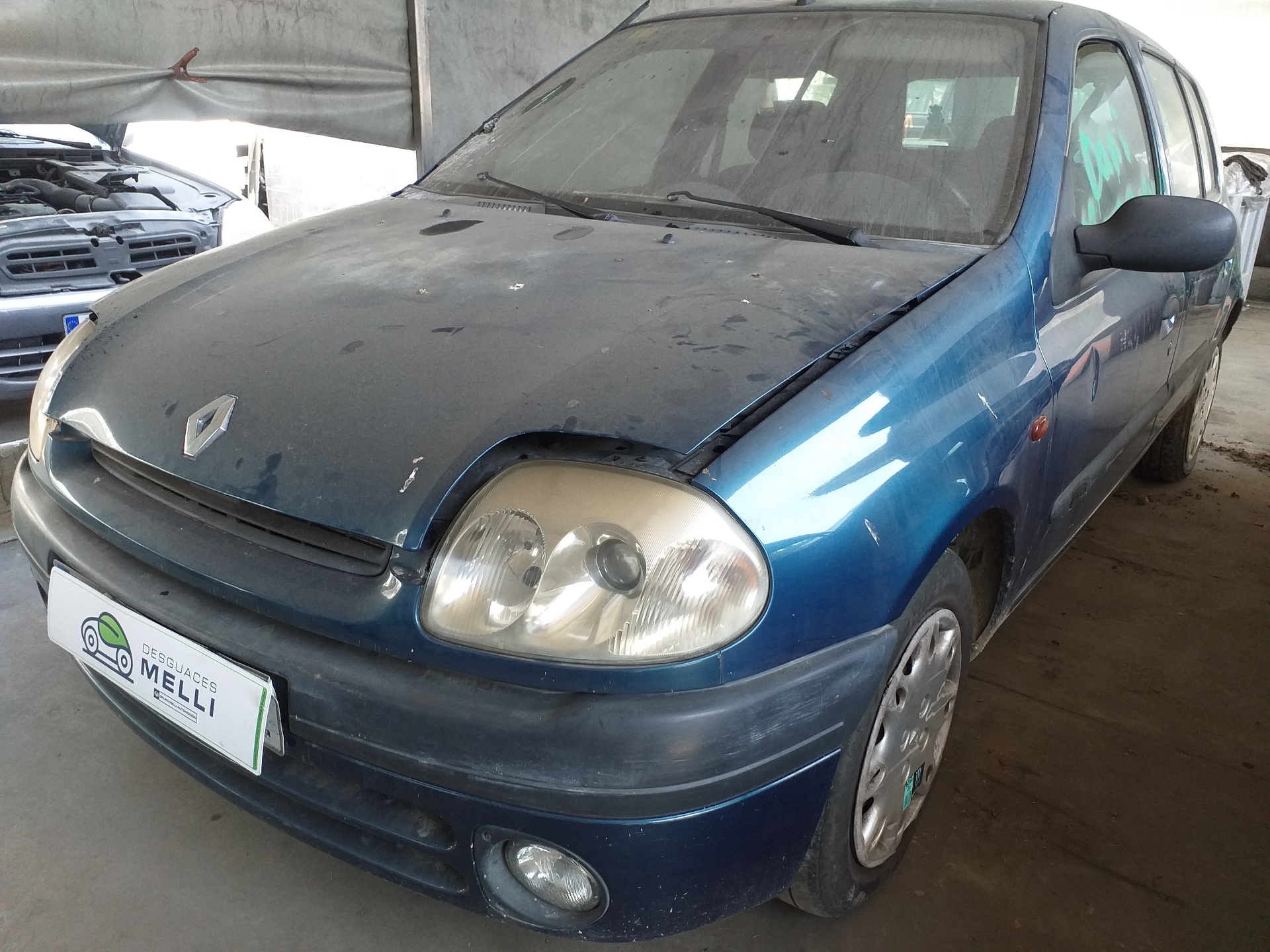 RENAULT Clio 2 generation (1998-2013) Левая задняя внутренняя ручка открытия 7700423887 22182629