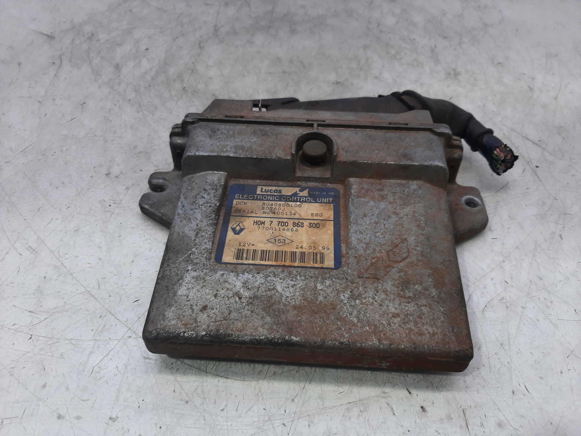 RENAULT Kangoo 1 generation (1998-2009) Engine Control Unit ECU 7700868300 22485217