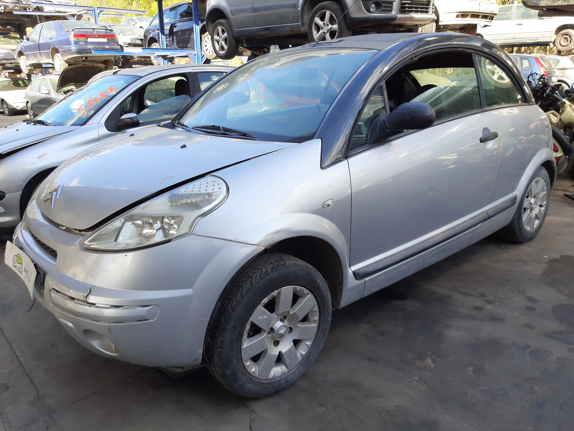 CITROËN C3 1 generation (2002-2010) Priekšējā labā riteņa rumbas vārpsta/stupica 1607557580 22463210