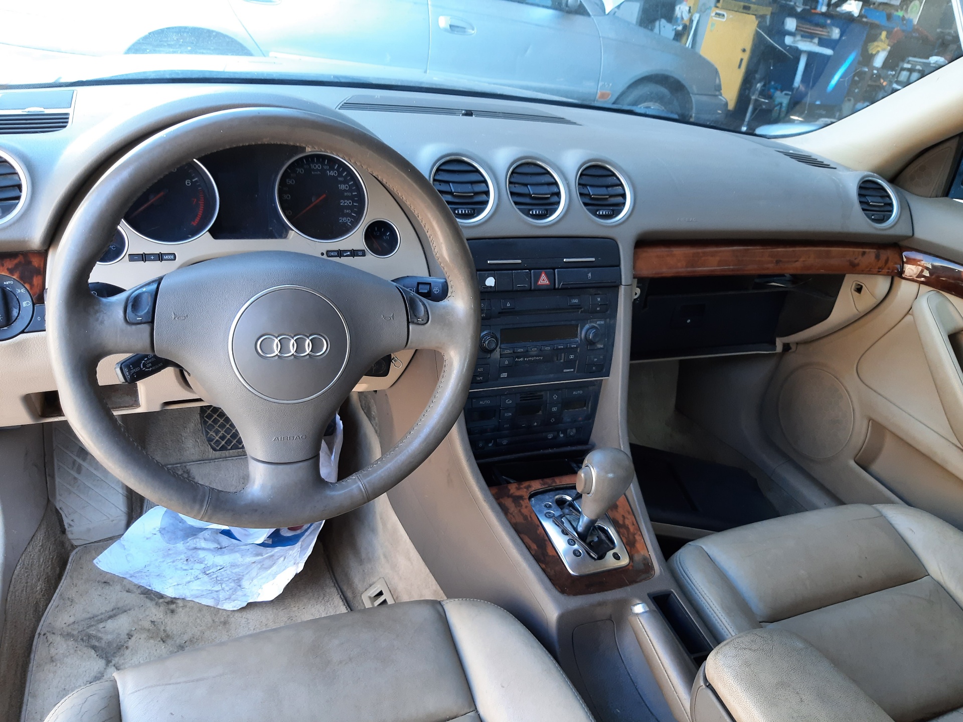 AUDI A4 B7/8E (2004-2008) Priekinių kairių durų stiklo pakelėjo varikliukas 8H1959801C 24833443