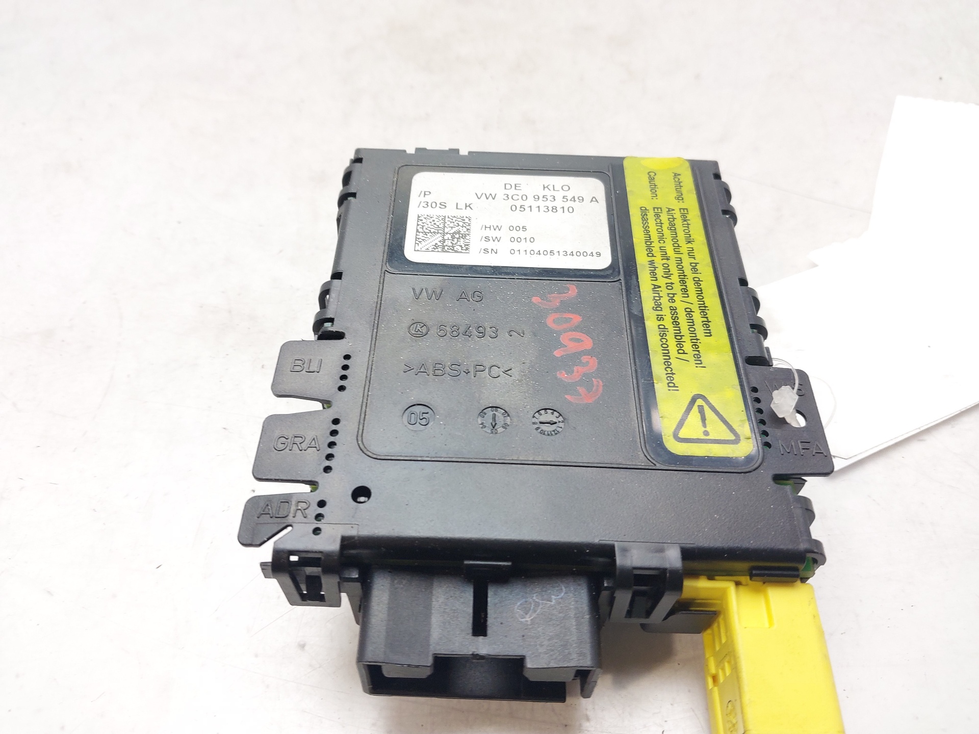 VOLKSWAGEN Passat B6 (2005-2010) Alte unități de control 3C0953549A 23021360