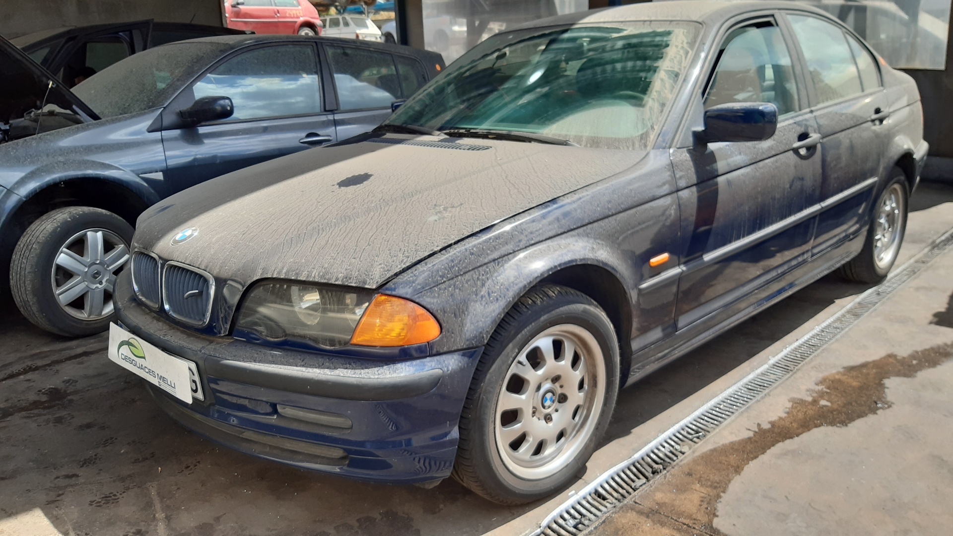 BMW 3 Series E46 (1997-2006) Aizmugurējās kreisās durvis 41527034153 18729395