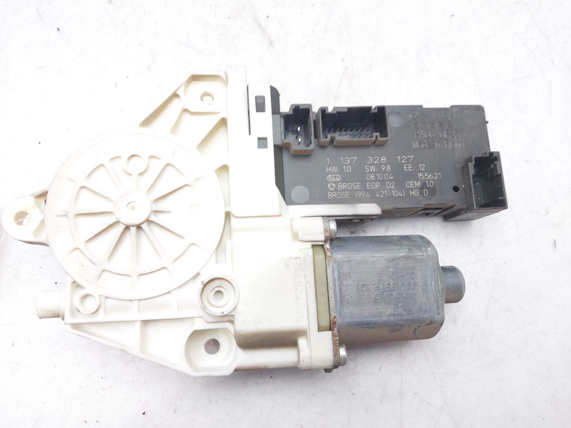 PEUGEOT 407 1 generation (2004-2010) Front Right Door Window Control Motor 1137328127 21591811