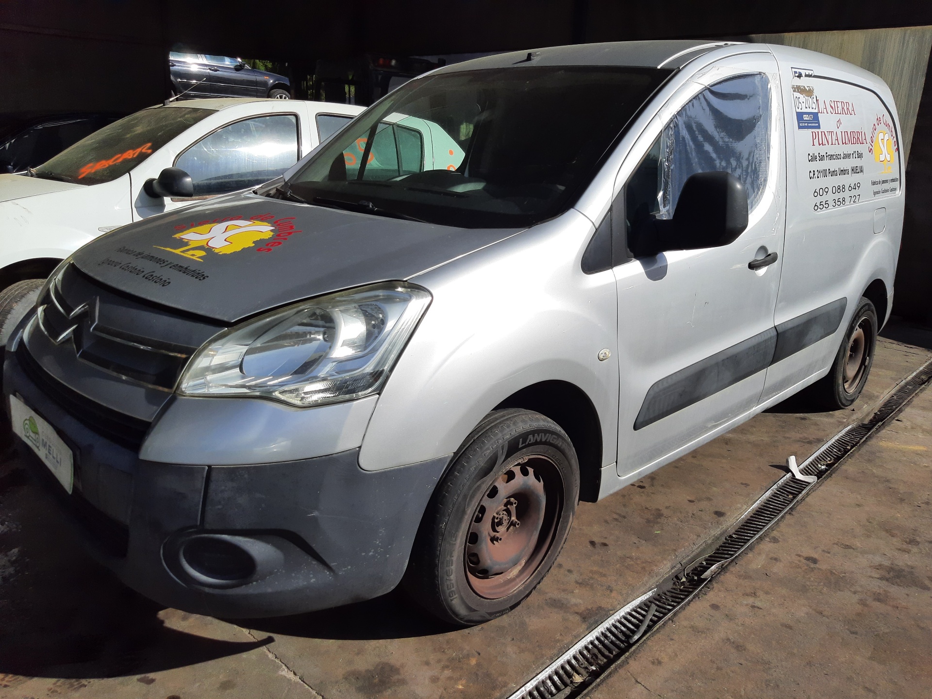 CITROËN Berlingo 2 generation (2008-2023) Bal első ajtó belső fogantyúváza 96555515XT 23822689