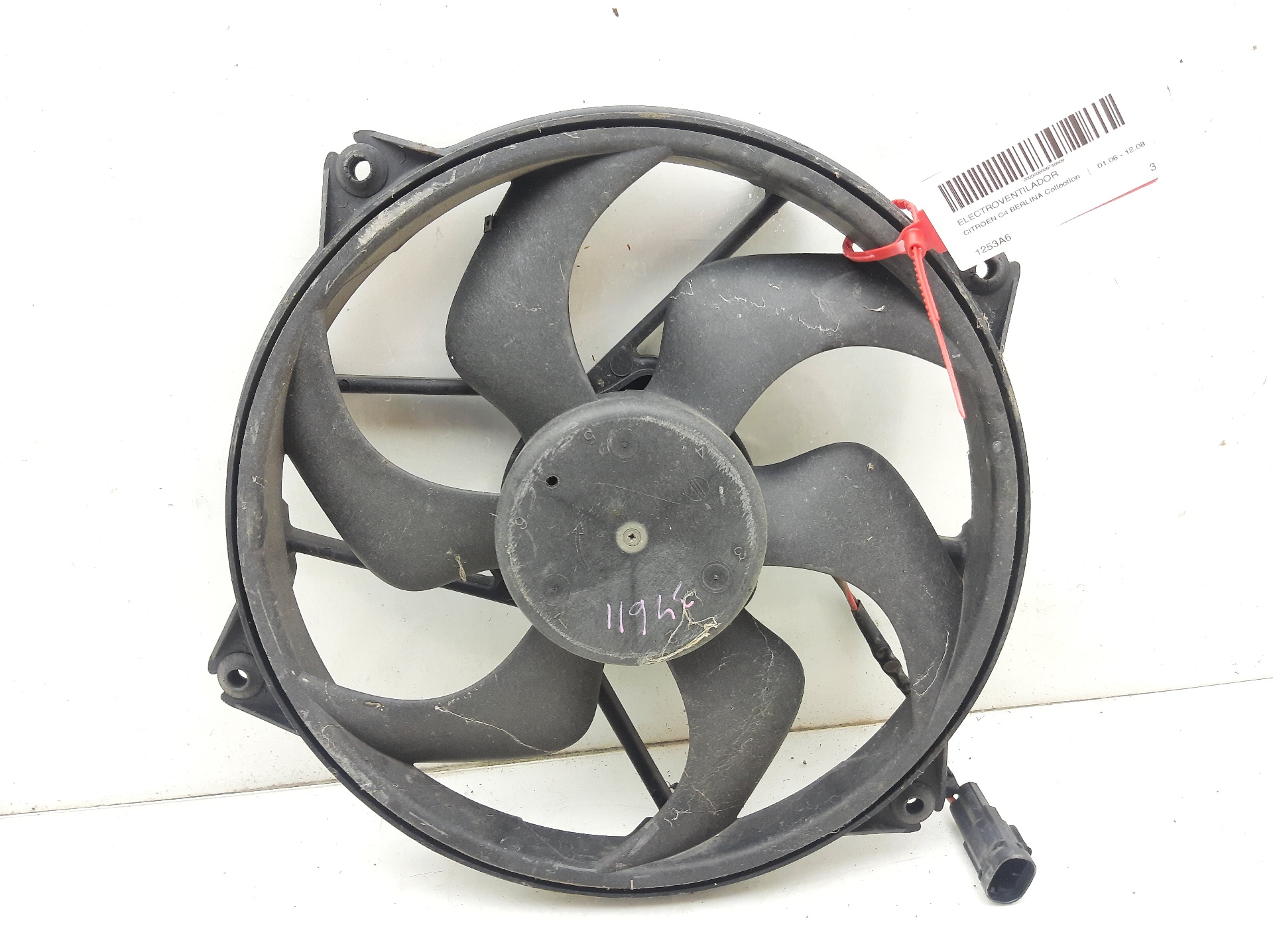 CITROËN C4 1 generation (2004-2011) Difūzoriaus ventiliatorius 1253A6 25082960