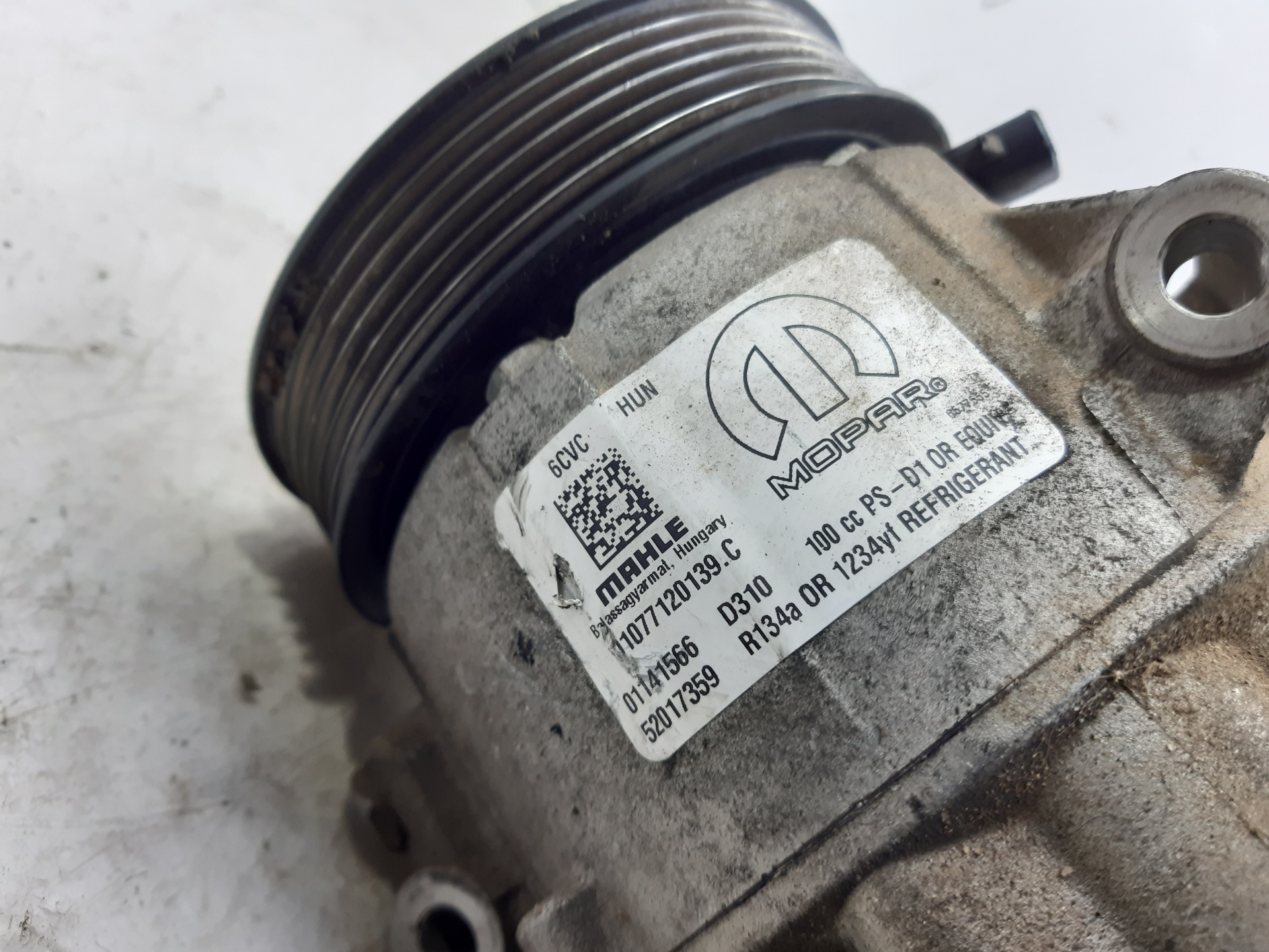 FIAT Tipo 2 generation (2015-2024) Air Condition Pump 52017359 18776172