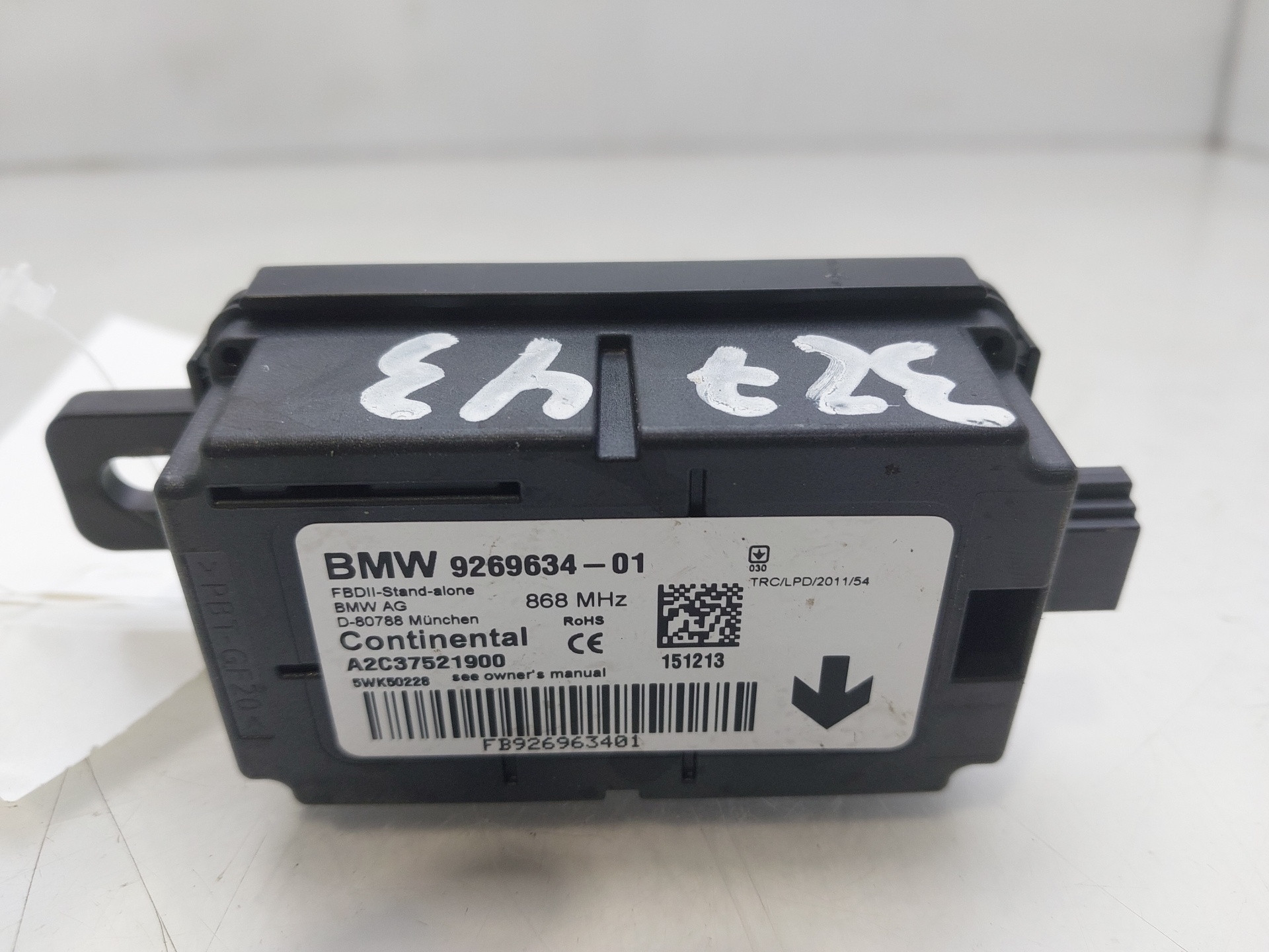 BMW 1 Series F20/F21 (2011-2020) Other Control Units 926963401 22919201