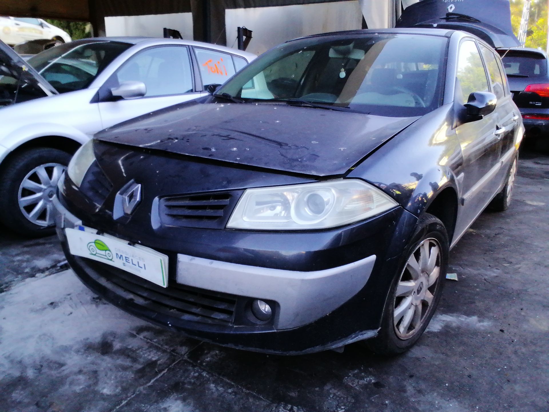 RENAULT Megane 2 generation (2002-2012) Крыло переднее левое 7701477186 25696737