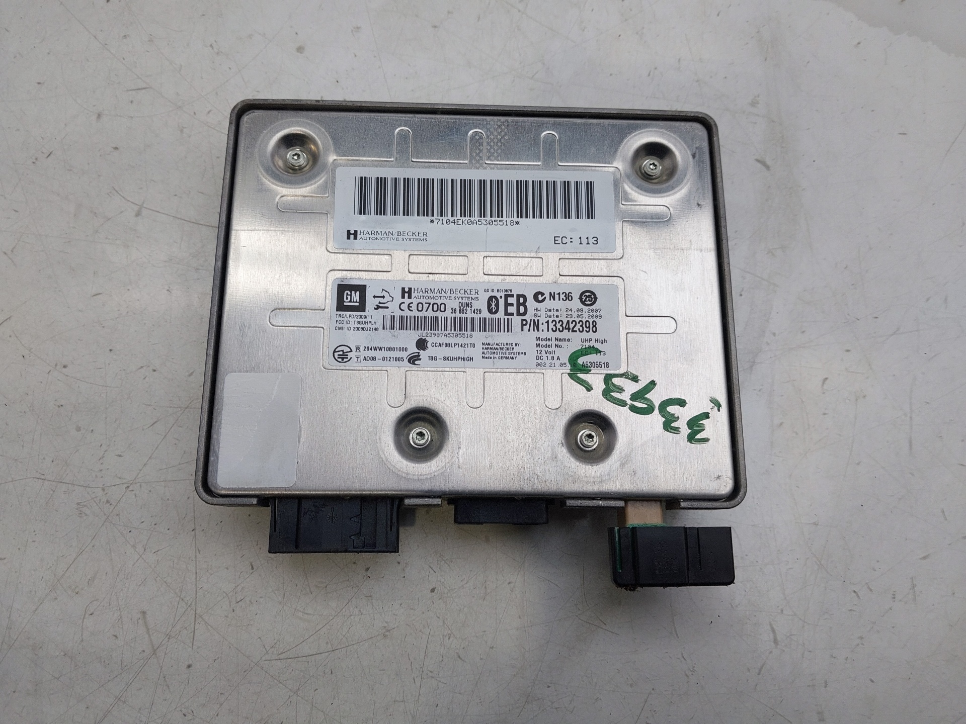 OPEL Astra J (2009-2020) Other Control Units 13342398 23795020