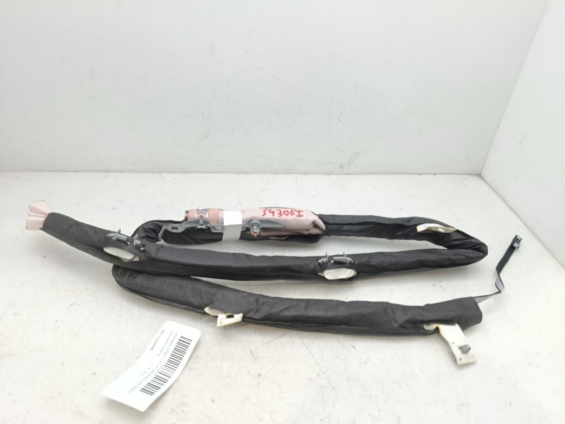 Front curtain airbag lh 9811504680 de Peugeot 3008 2011-2012