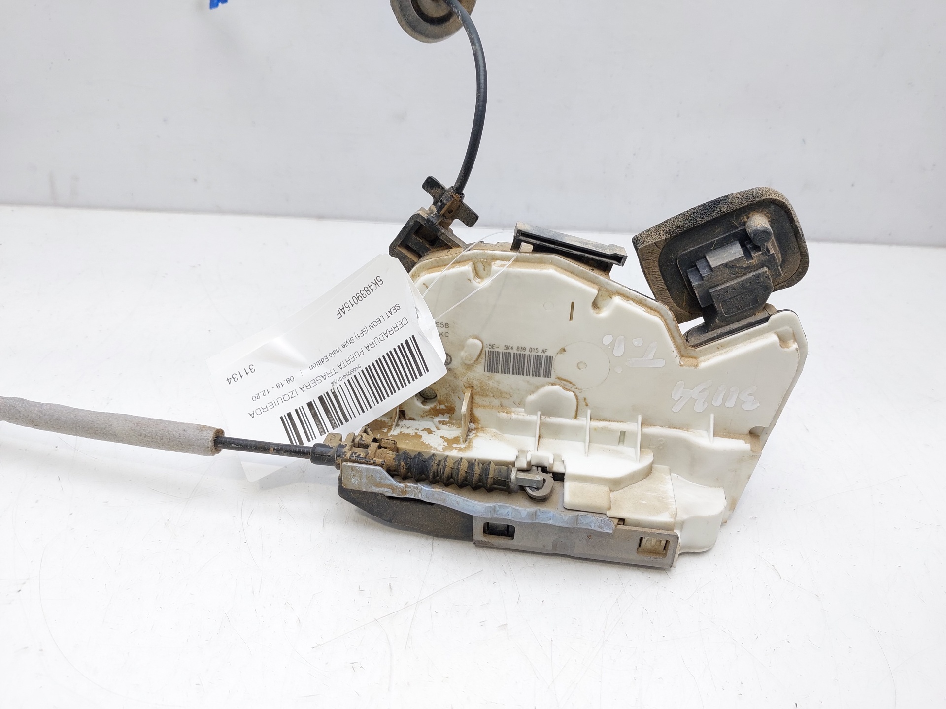 SEAT Toledo 3 generation (2004-2010) Rear Left Door Lock 5K4839015AF 21086903