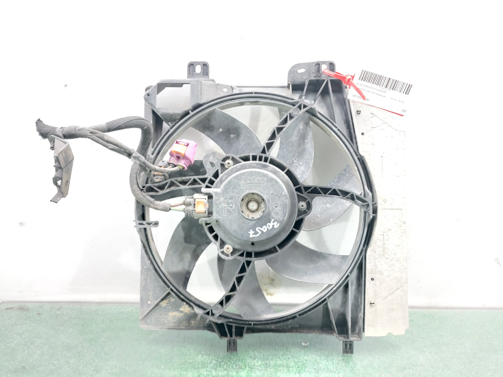 CITROËN C-Elysee 2 generation (2012-2017) Diffuser Fan 9812028580 20353148