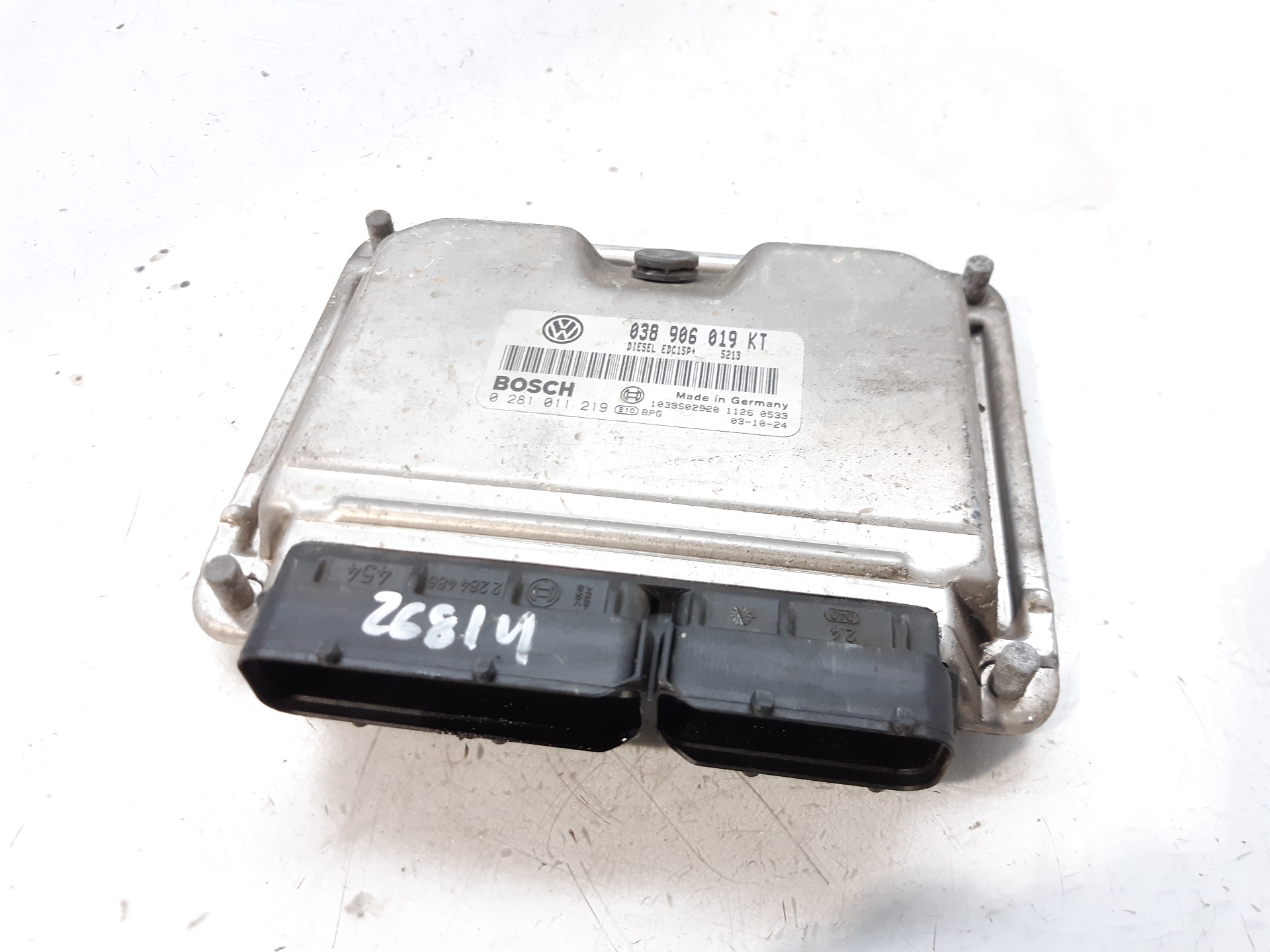 SEAT Cordoba 2 generation (1999-2009) Engine Control Unit ECU 038906019KT 22030112