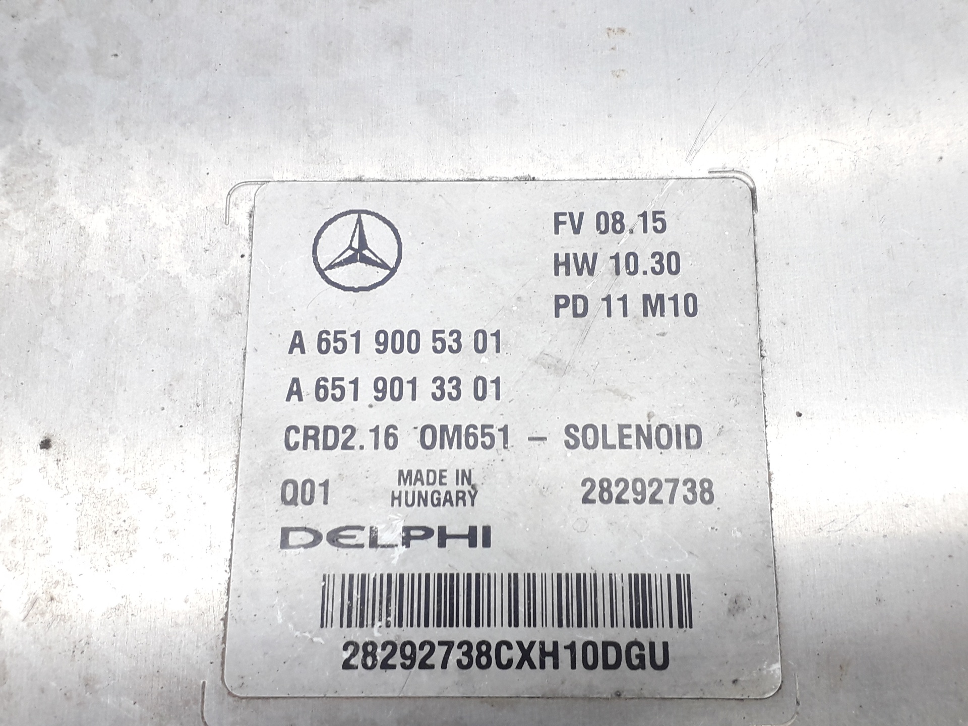 MERCEDES-BENZ E-Class W212/S212/C207/A207 (2009-2016) Variklio kompiuteris A6519005301 22454552