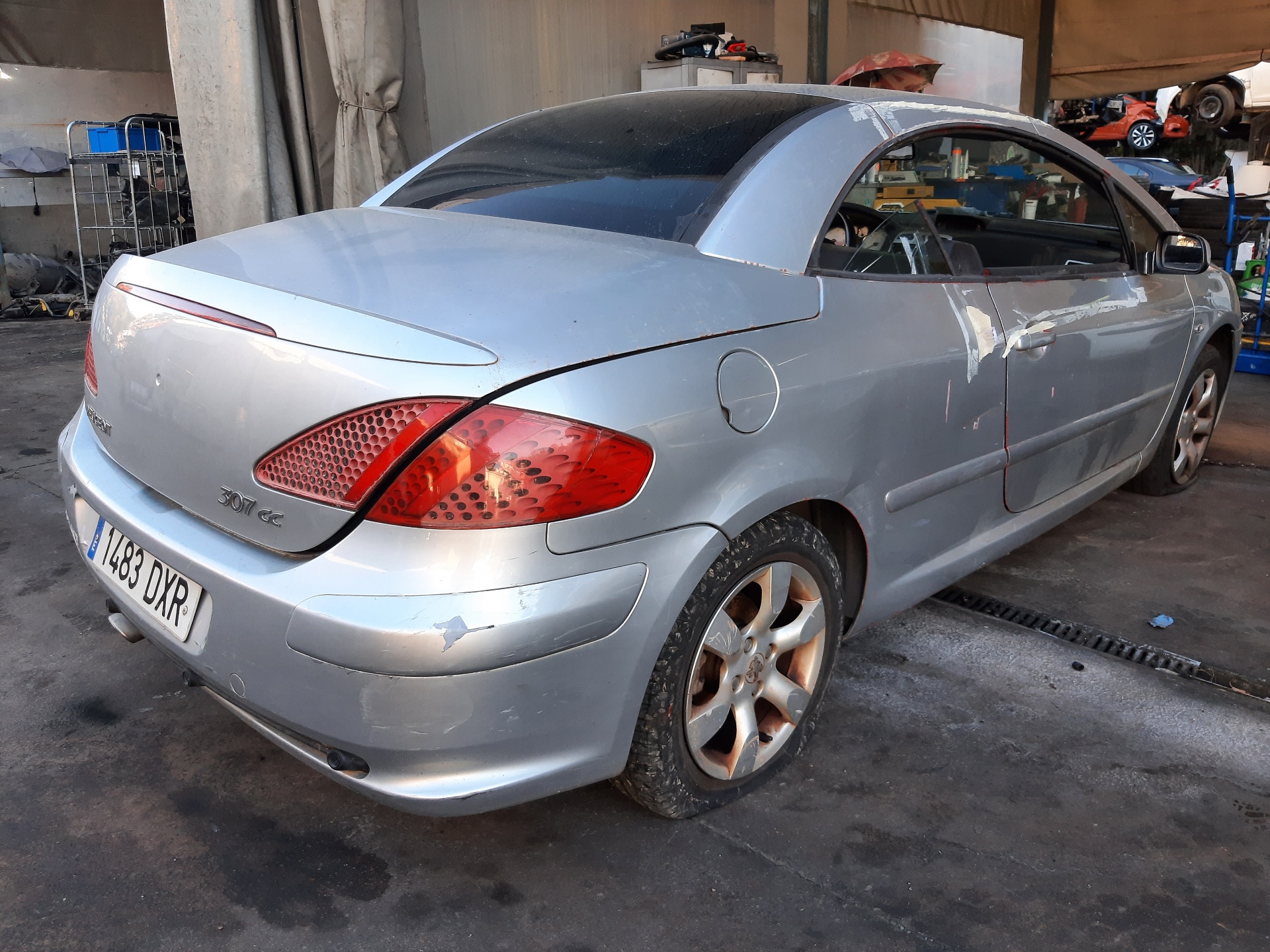 PEUGEOT 307 1 generation (2001-2008) Защита от солнца левая 8143HL 23075020