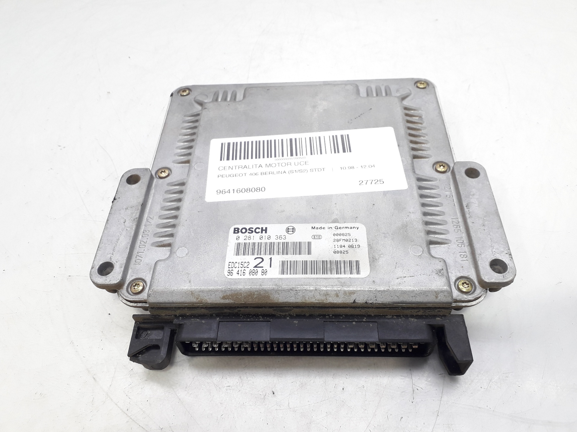 PEUGEOT 406 1 generation (1995-2004) Блок за управление на двигателя ECU 9641608080 24055860