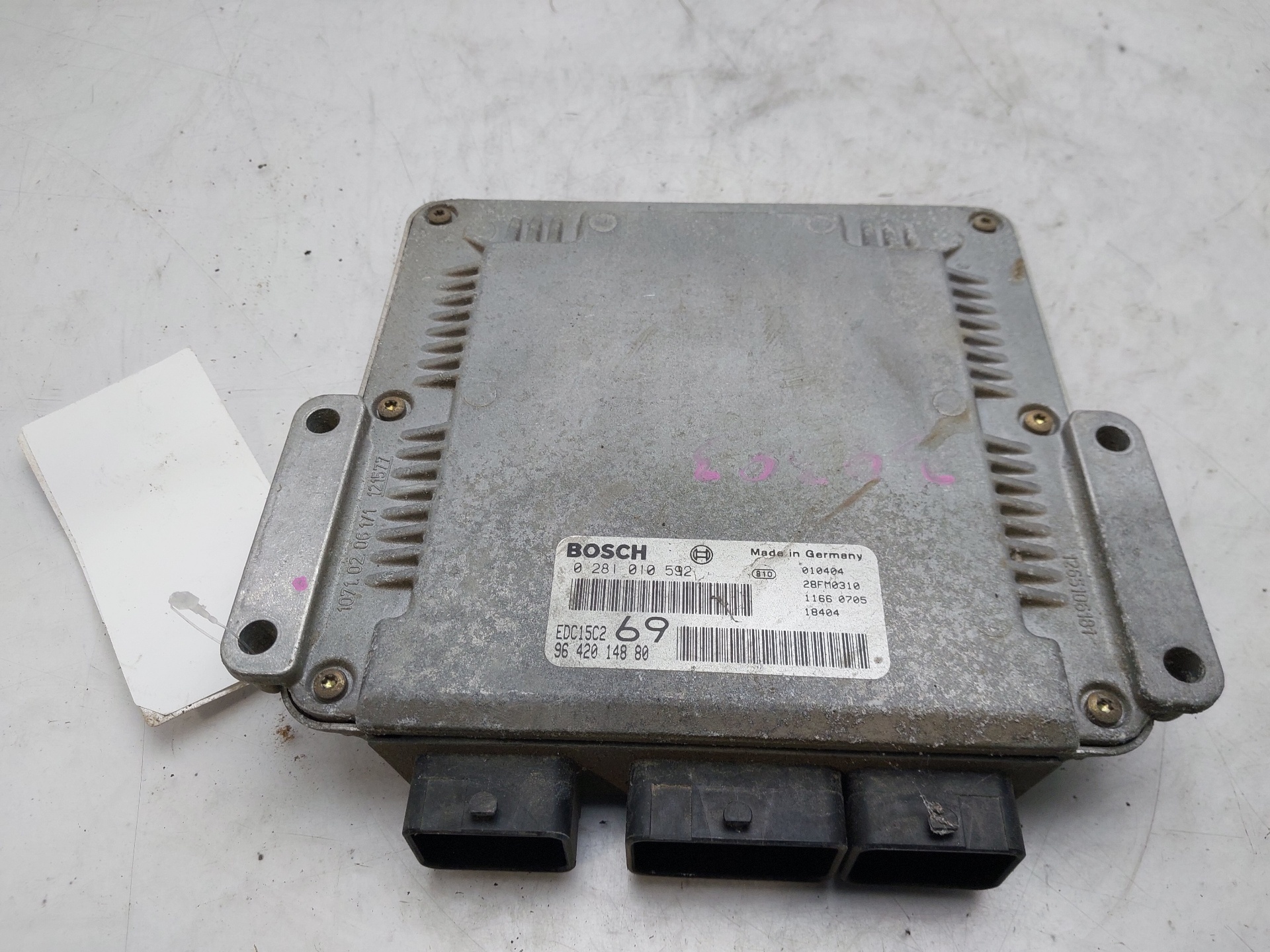 PEUGEOT 306 1 generation (1993-2002) Engine Control Unit ECU 9642014880 22486838