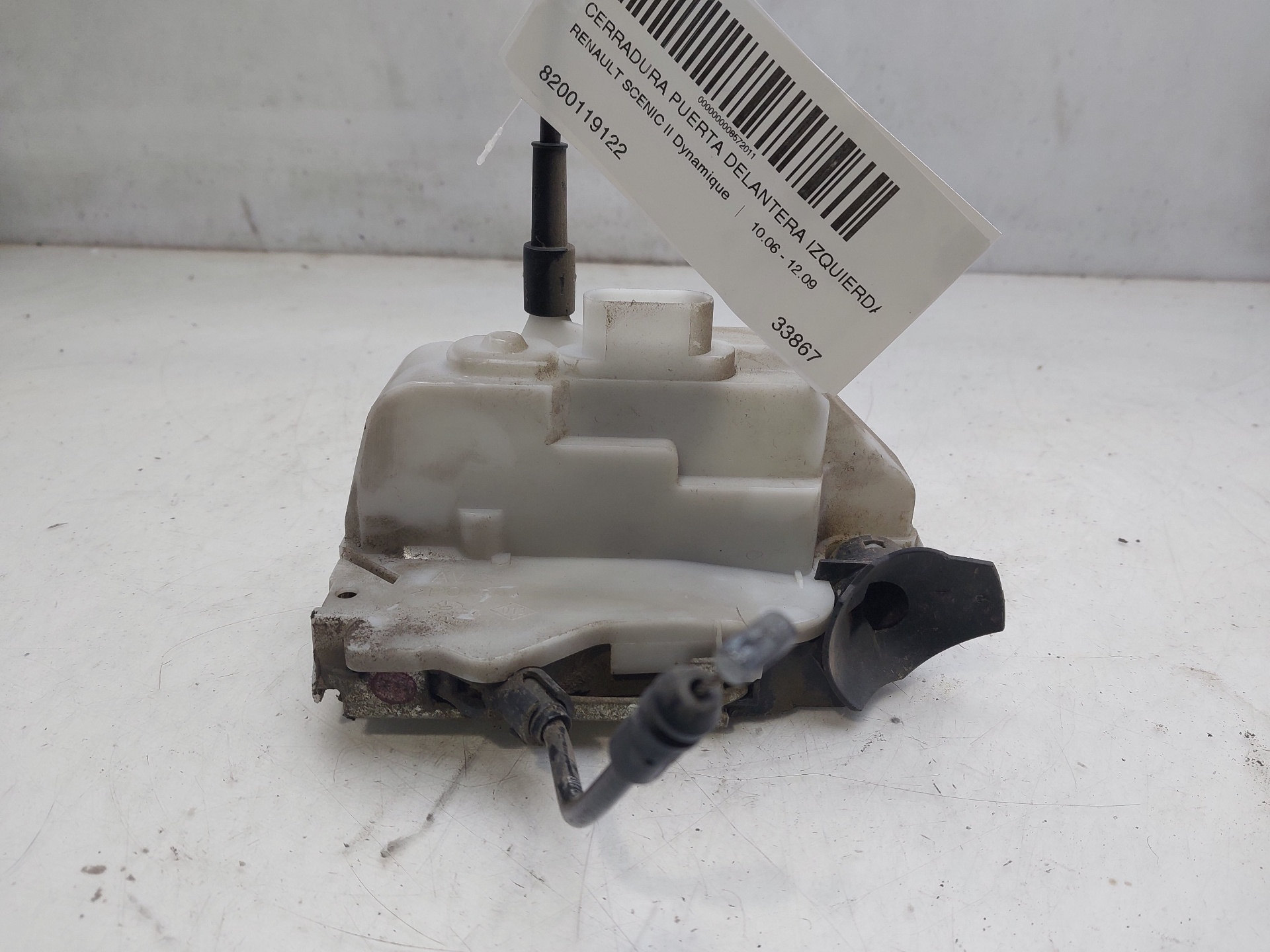 DODGE Scenic 2 generation (2003-2010) Front Left Door Lock 8200119122 23539334