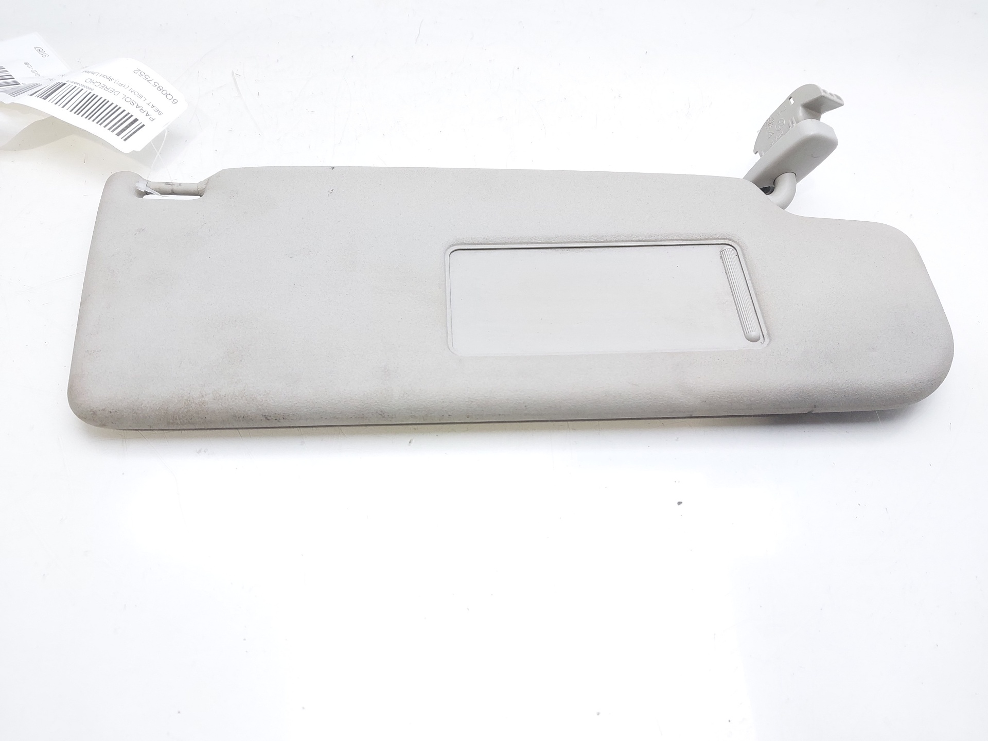 SEAT Leon 2 generation (2005-2012) Right Side Sun Visor 6Q0857552 21095309