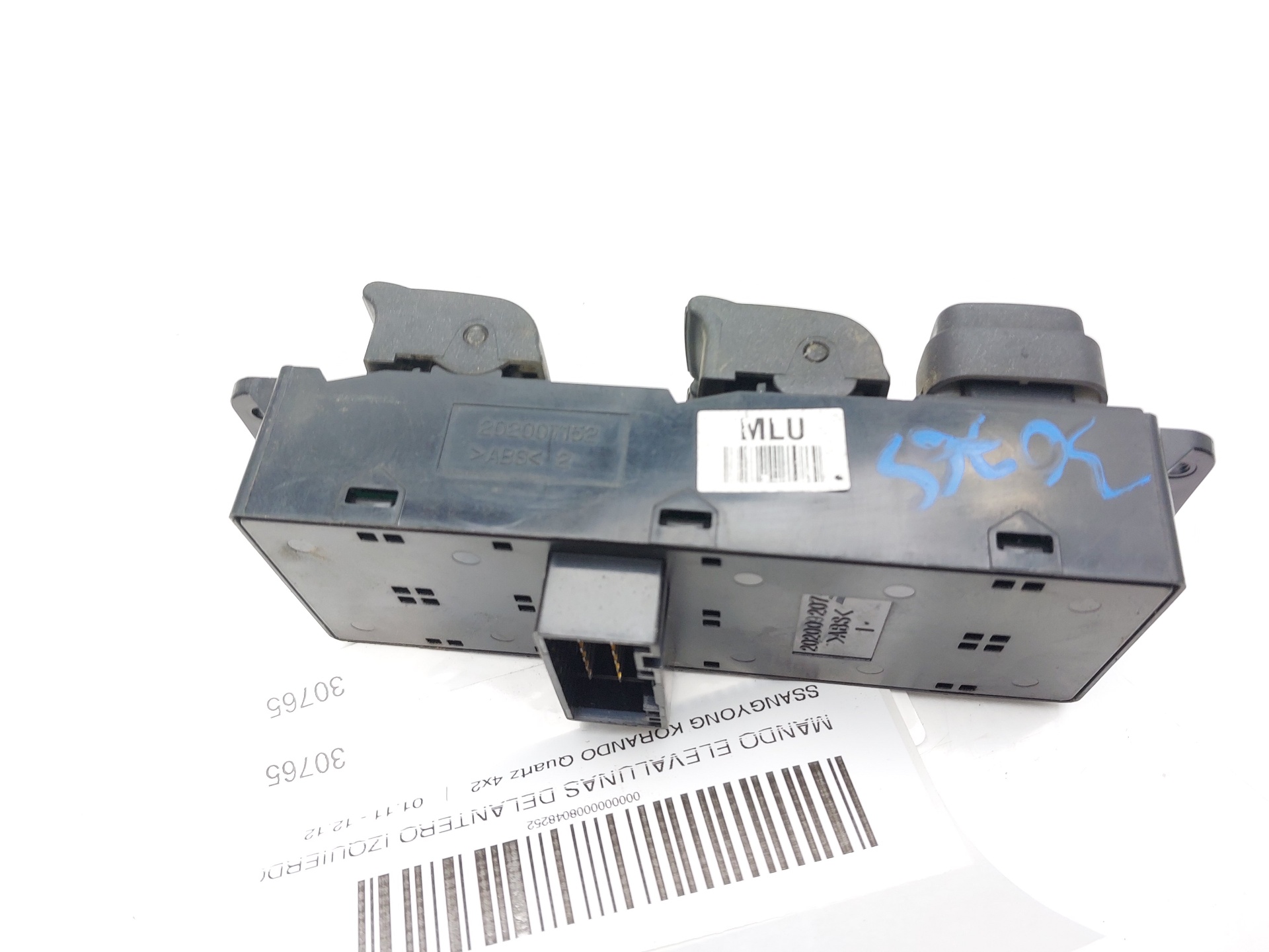 SSANGYONG Korando 3 generation (2010-2020) Front Left Door Window Switch 202009207 24123610