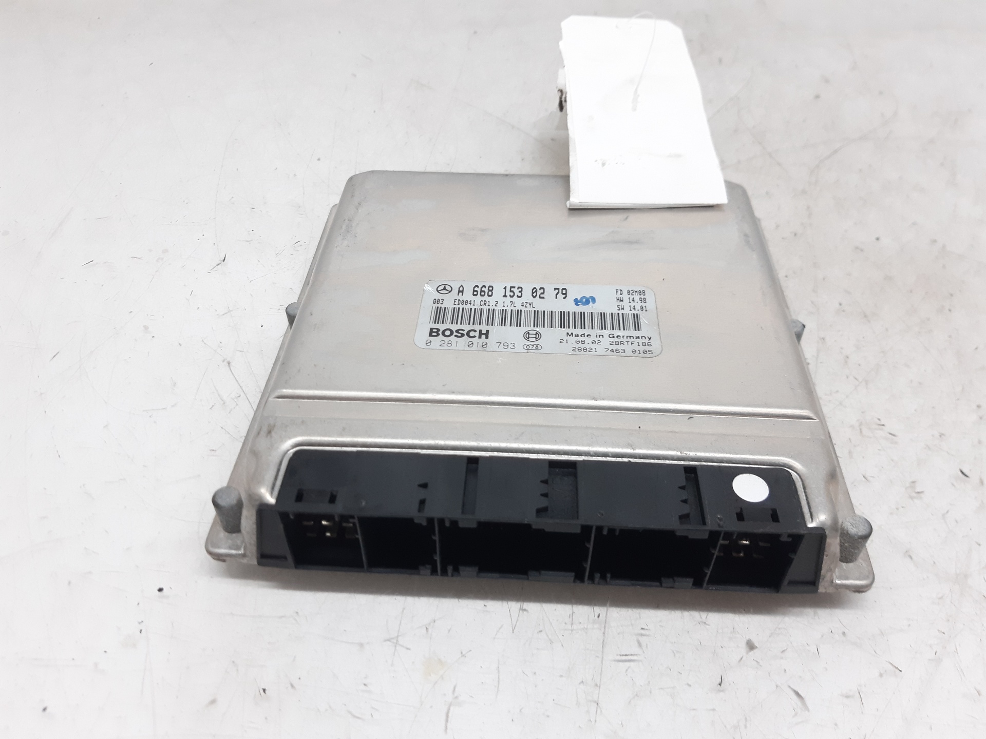 VAUXHALL A-Class W176 (2012-2018) Moottorin ohjausyksikkö ECU A6681530279 18694505