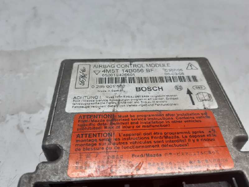 FORD Focus 2 generation (2004-2011) SRS Control Unit 4M5T14B056BF 18551591